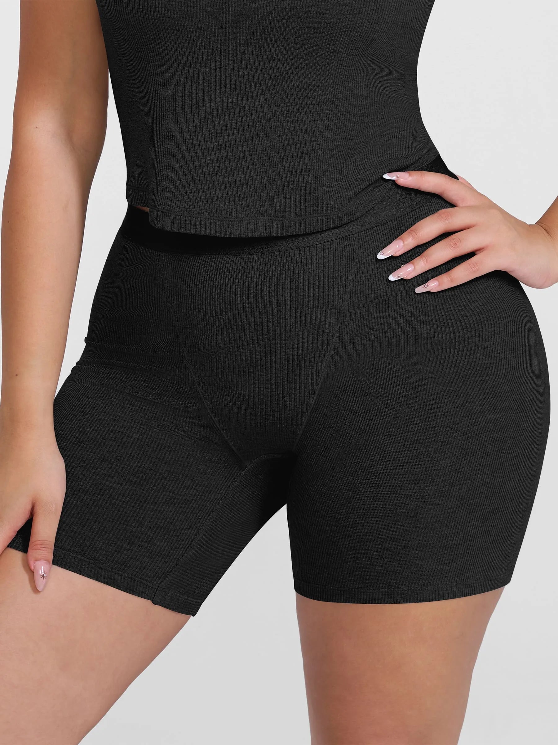 Feelingirl Comfortable Stretchy Mid-Waist Boxer Shorts