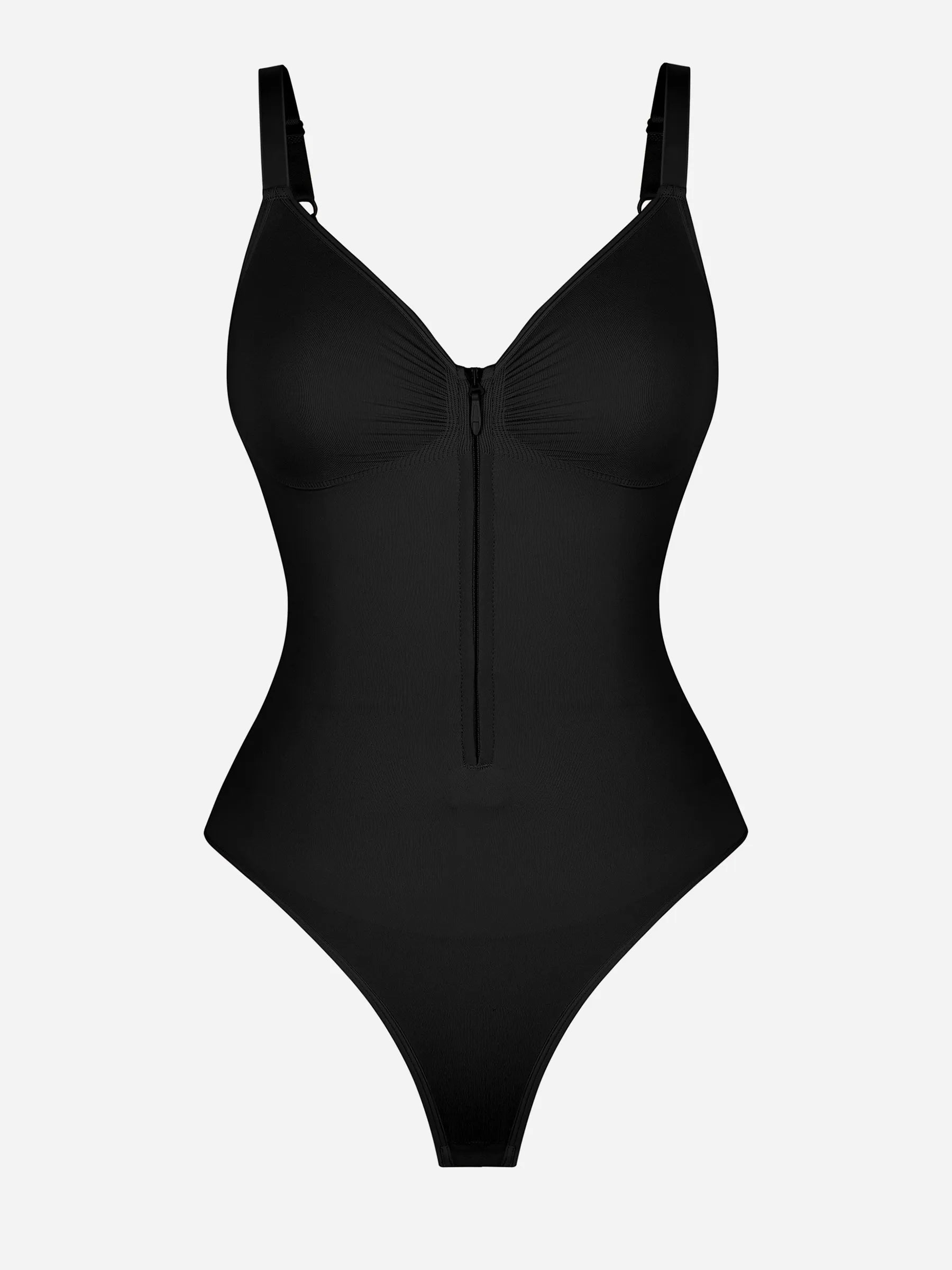 Feelingirl Seamless Shaping Tummy Control Zipper Bodysuit