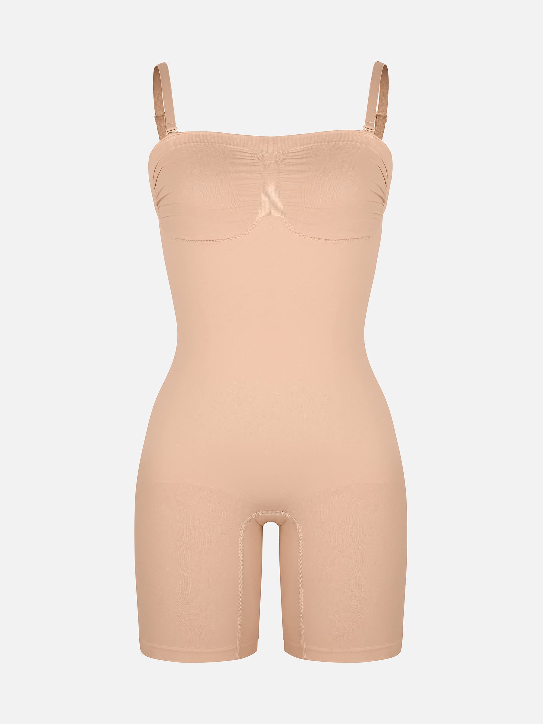Feelingirl nahtloser trägerloser Body mit abnehmbaren Trägern