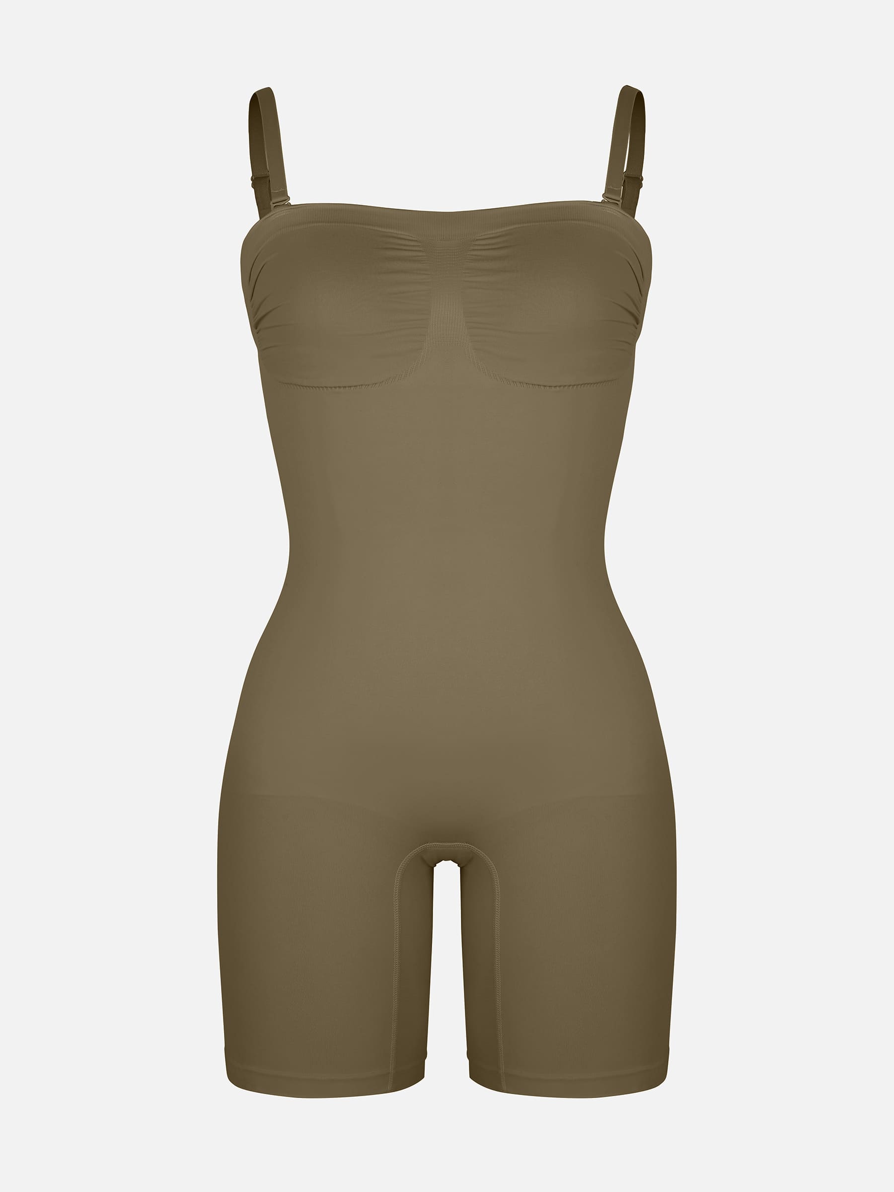 Feelingirl nahtloser trägerloser Body mit abnehmbaren Trägern