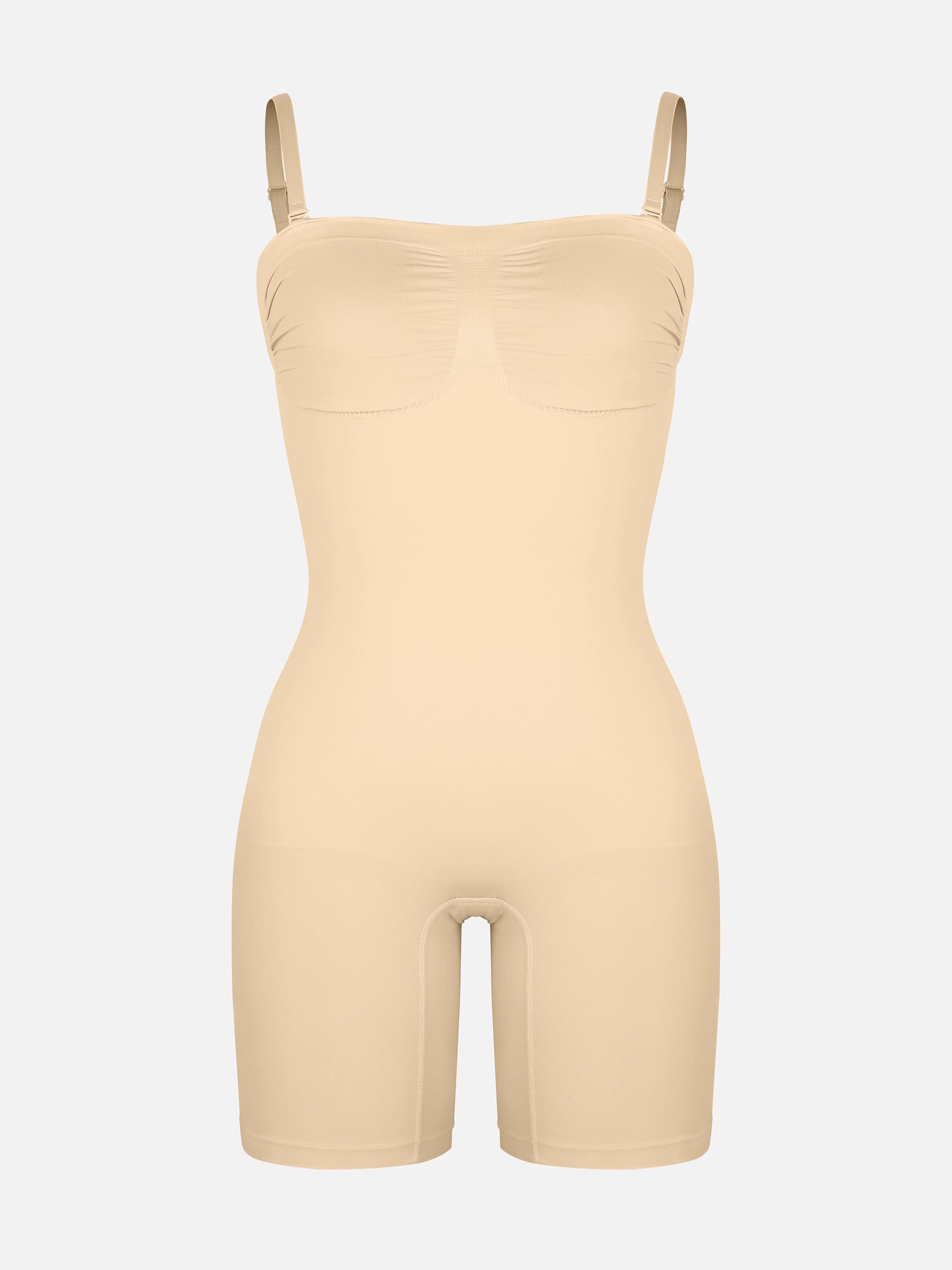 Feelingirl nahtloser trägerloser Body mit abnehmbaren Trägern
