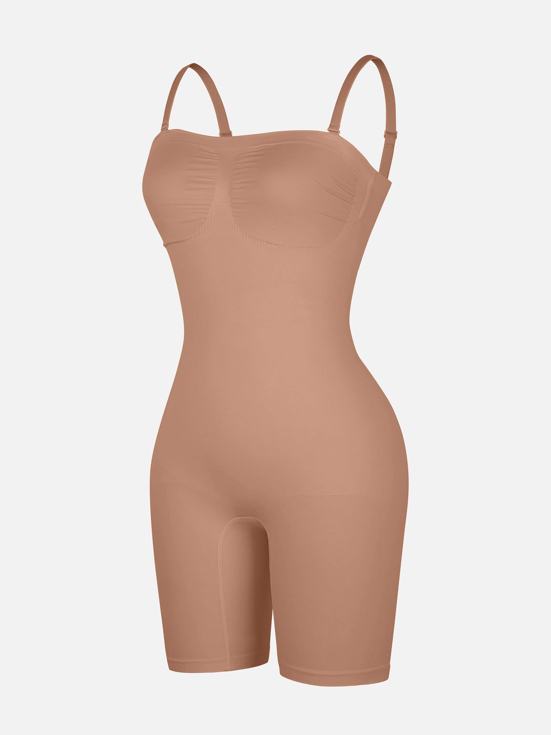 Feelingirl nahtloser trägerloser Body mit abnehmbaren Trägern
