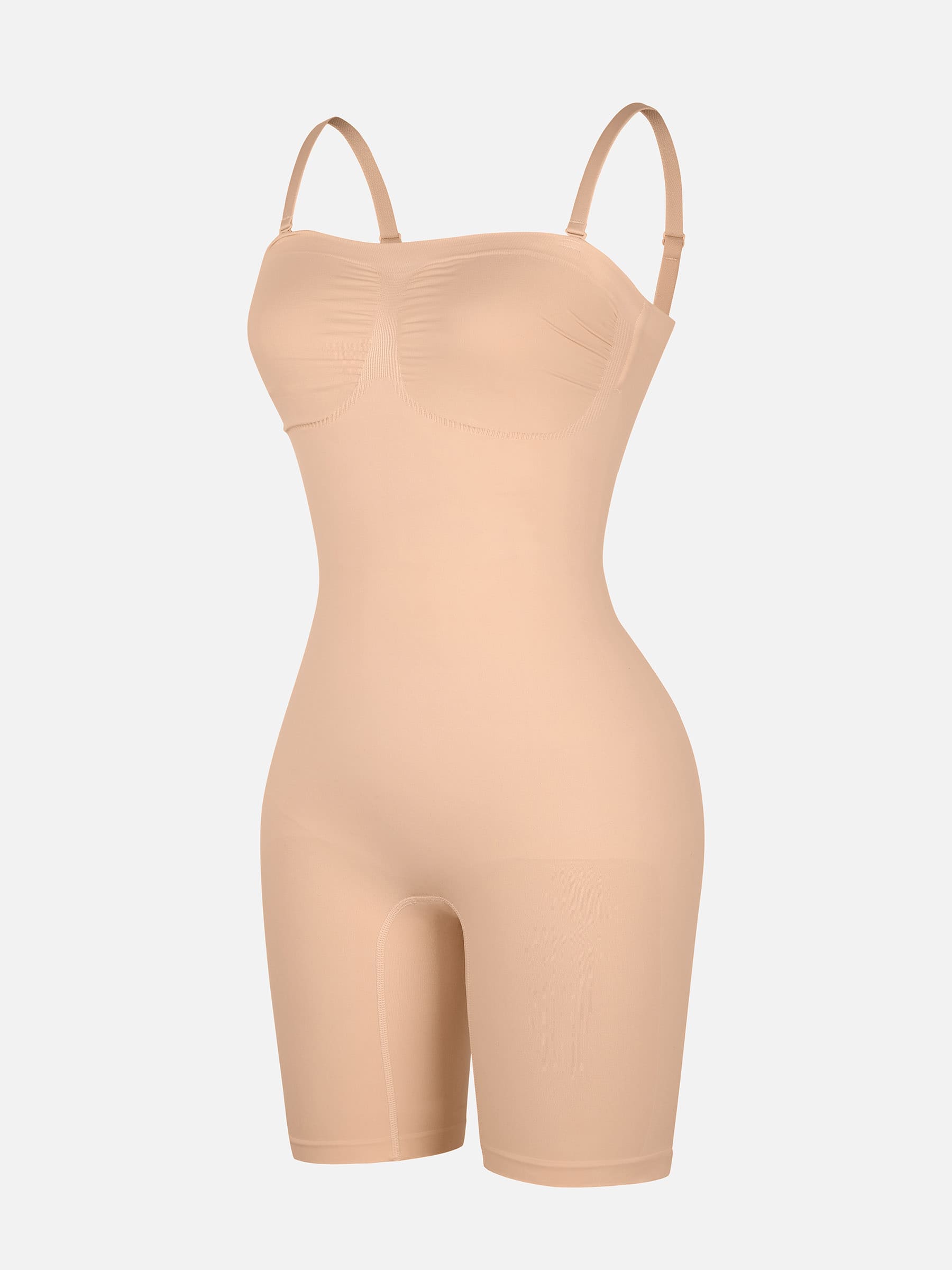 Feelingirl nahtloser trägerloser Body mit abnehmbaren Trägern