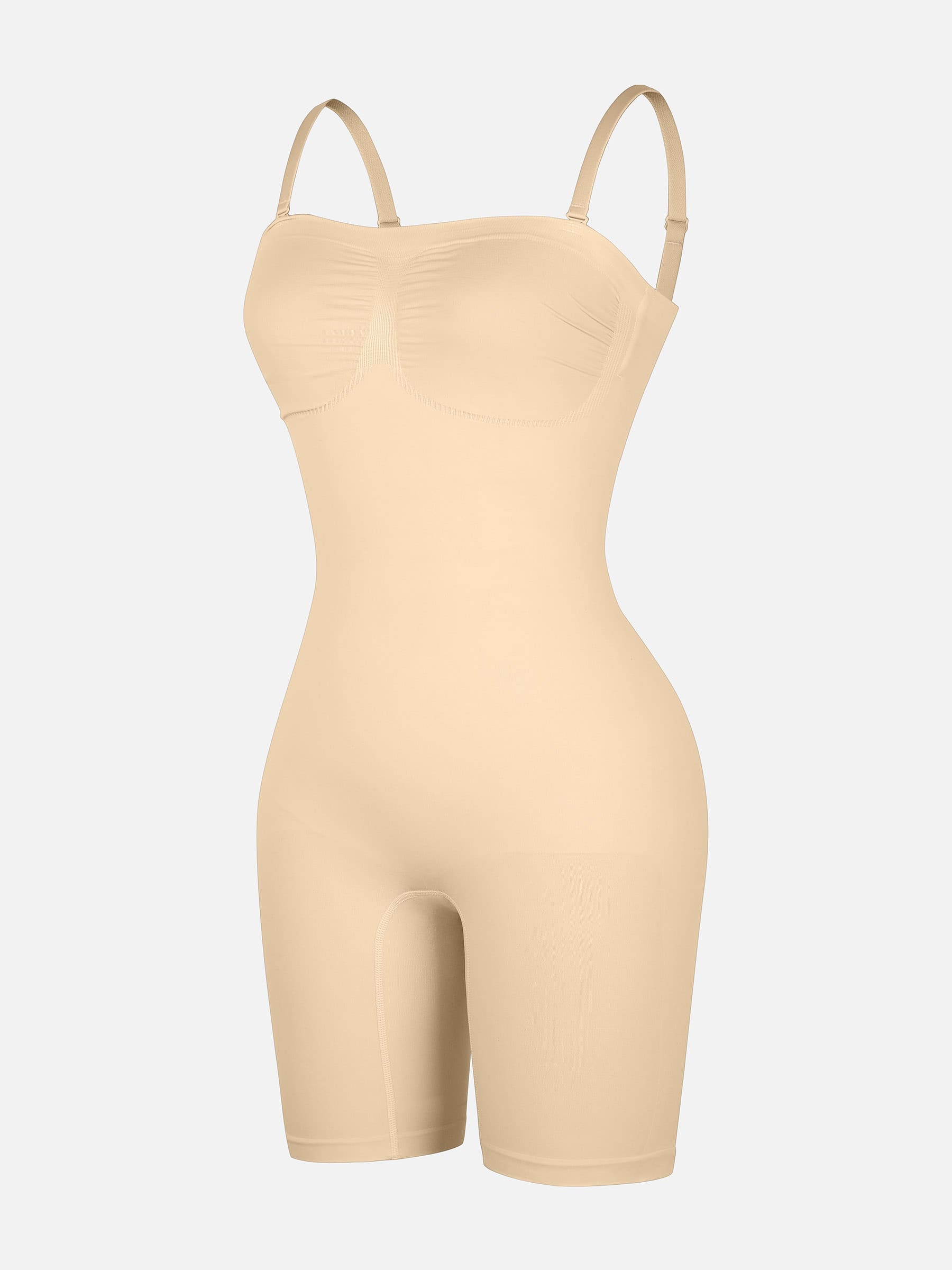Feelingirl nahtloser trägerloser Body mit abnehmbaren Trägern