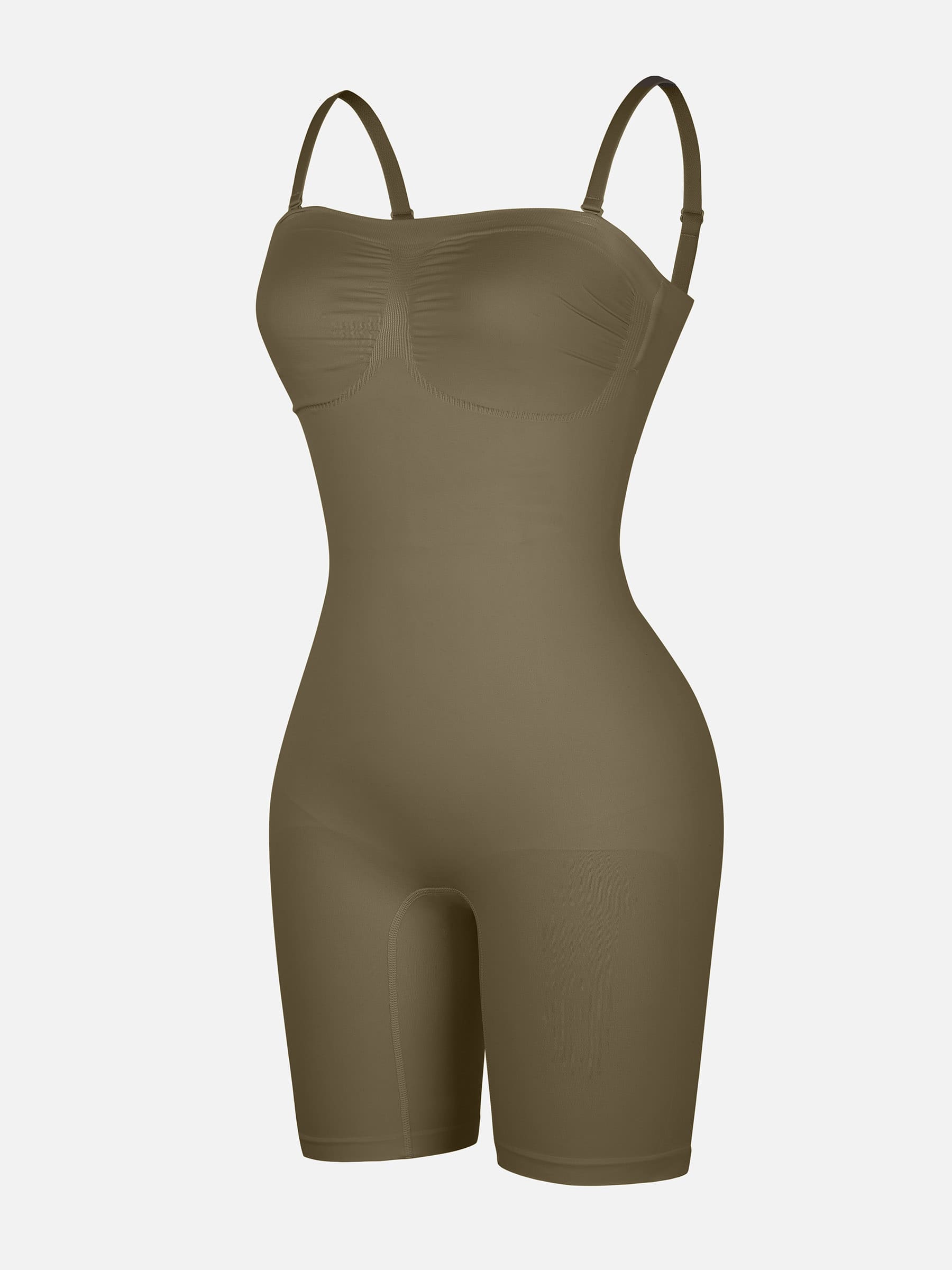 Feelingirl nahtloser trägerloser Body mit abnehmbaren Trägern