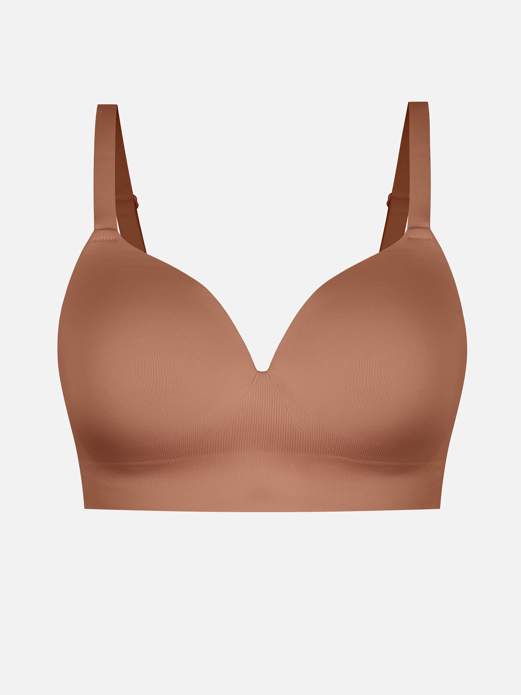 Feelingirl Wireless Seamless Push-Up V-neck Bra