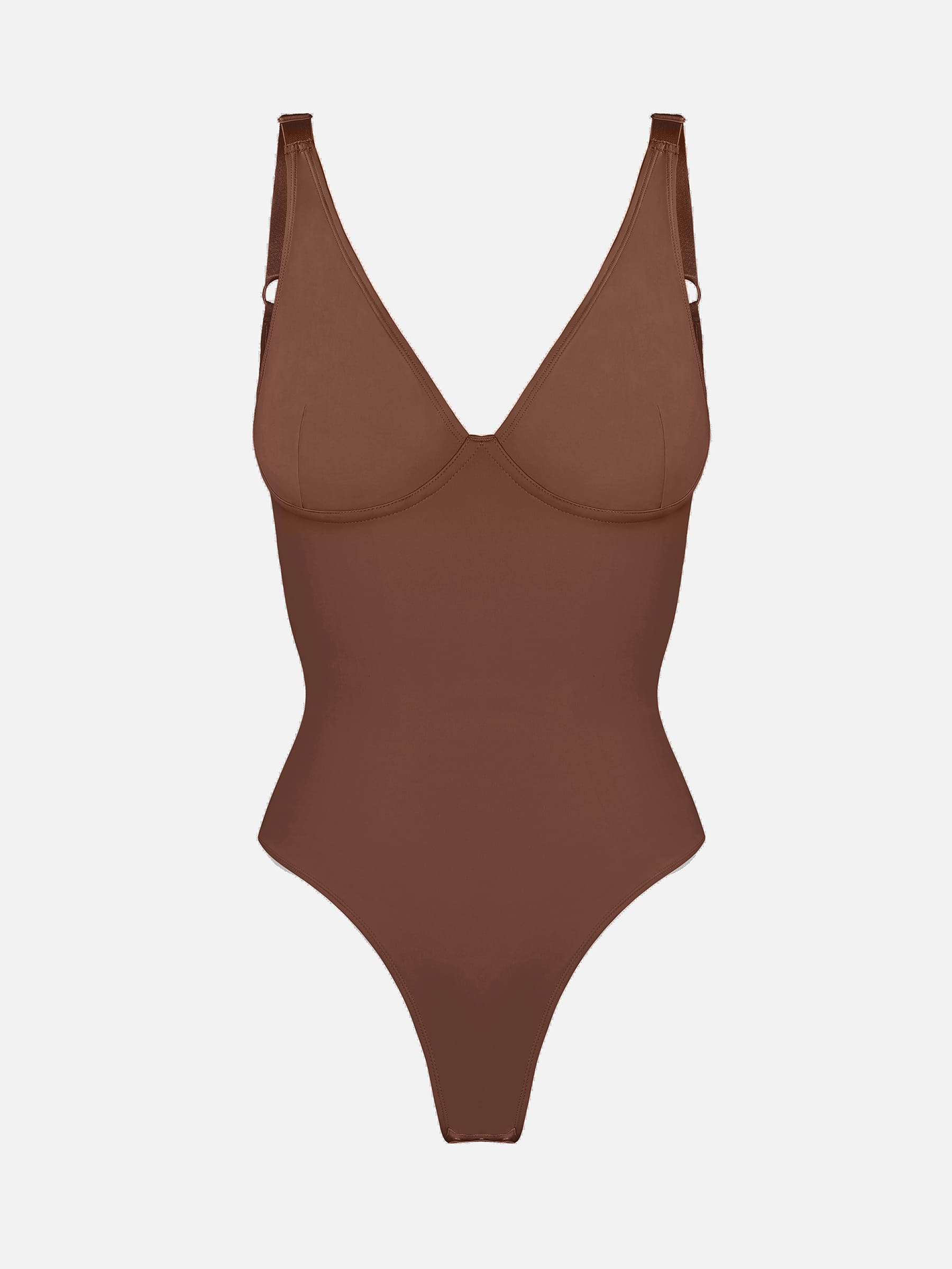 Feelingirl formender Body mit V-Ausschnitt und Bauchkontrolle
