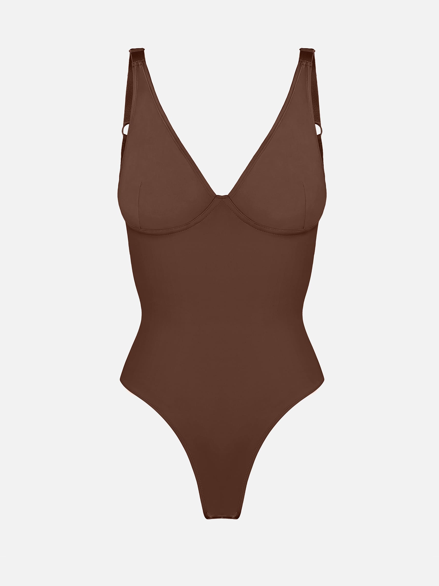 Feelingirl formender Body mit V-Ausschnitt und Bauchkontrolle