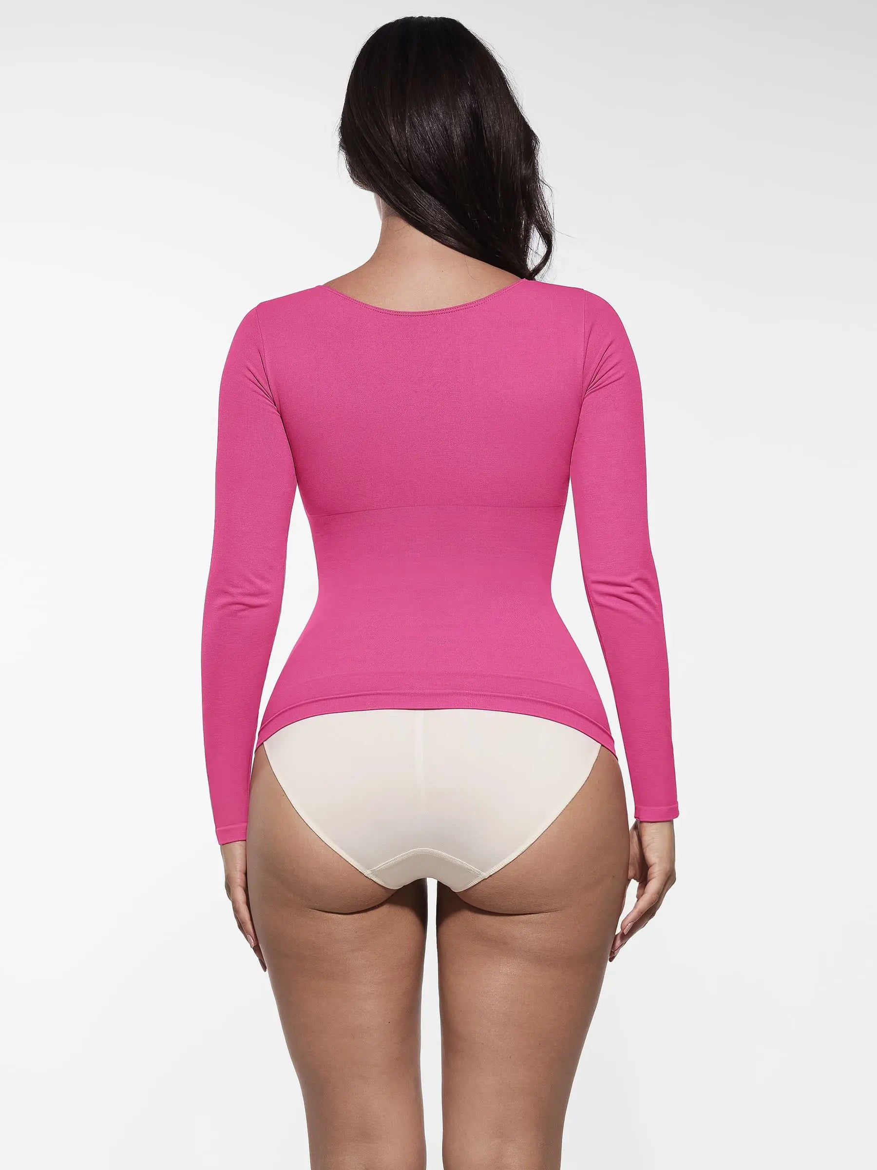 Feelingirl Seamless Long-Sleeve Everyday Shaper Top