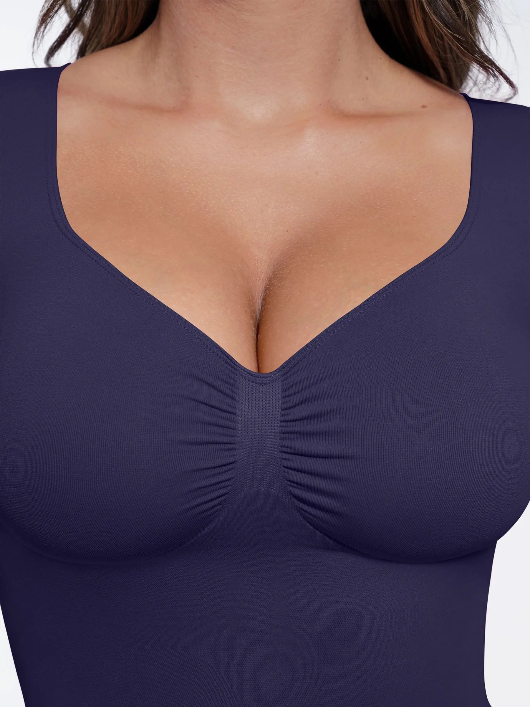 Feelingirl Seamless Long-Sleeve Everyday Shaper Top