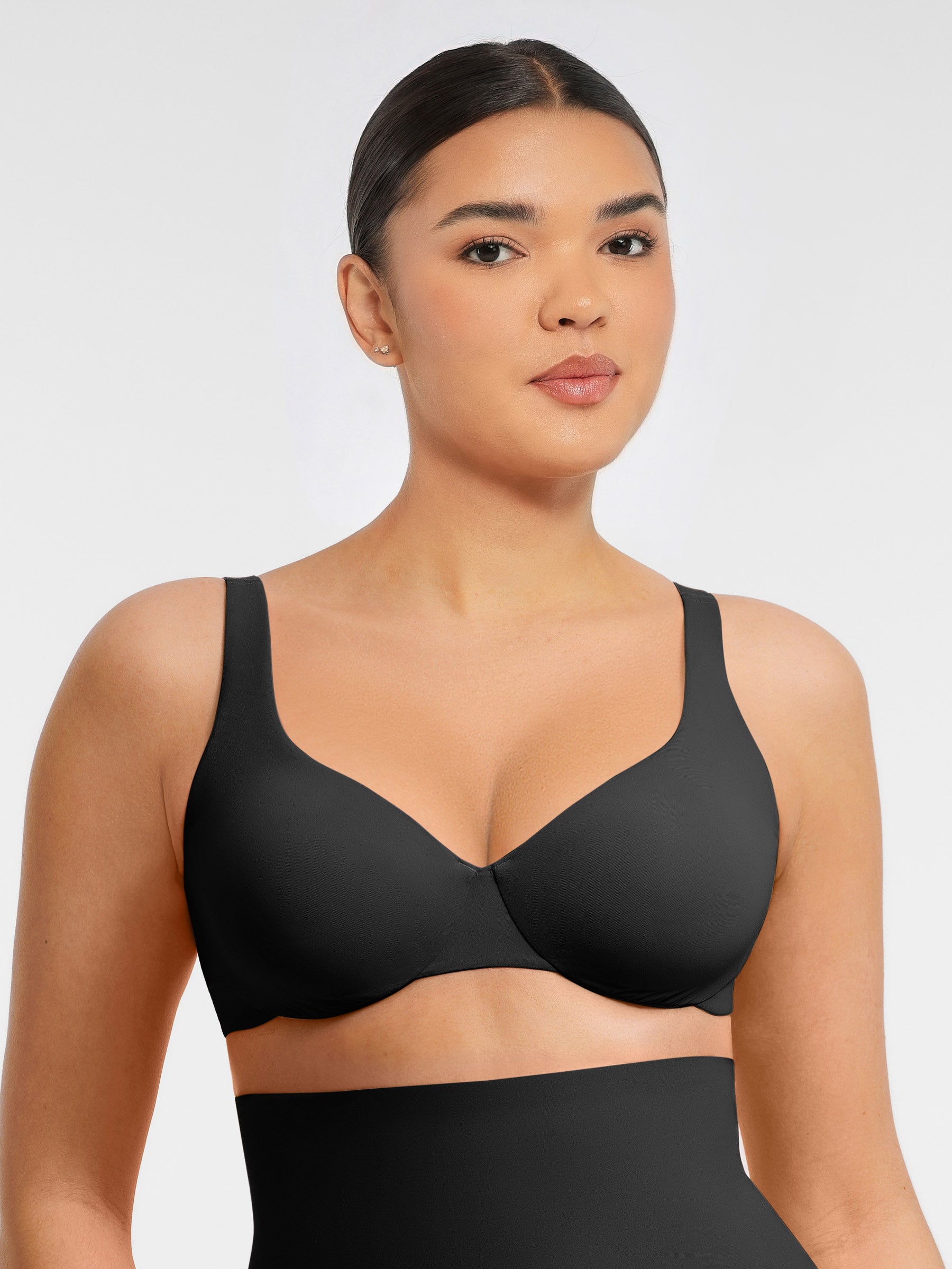 Feelingirl Verstellbarer Bügel-BH mit tiefem V-Ausschnitt