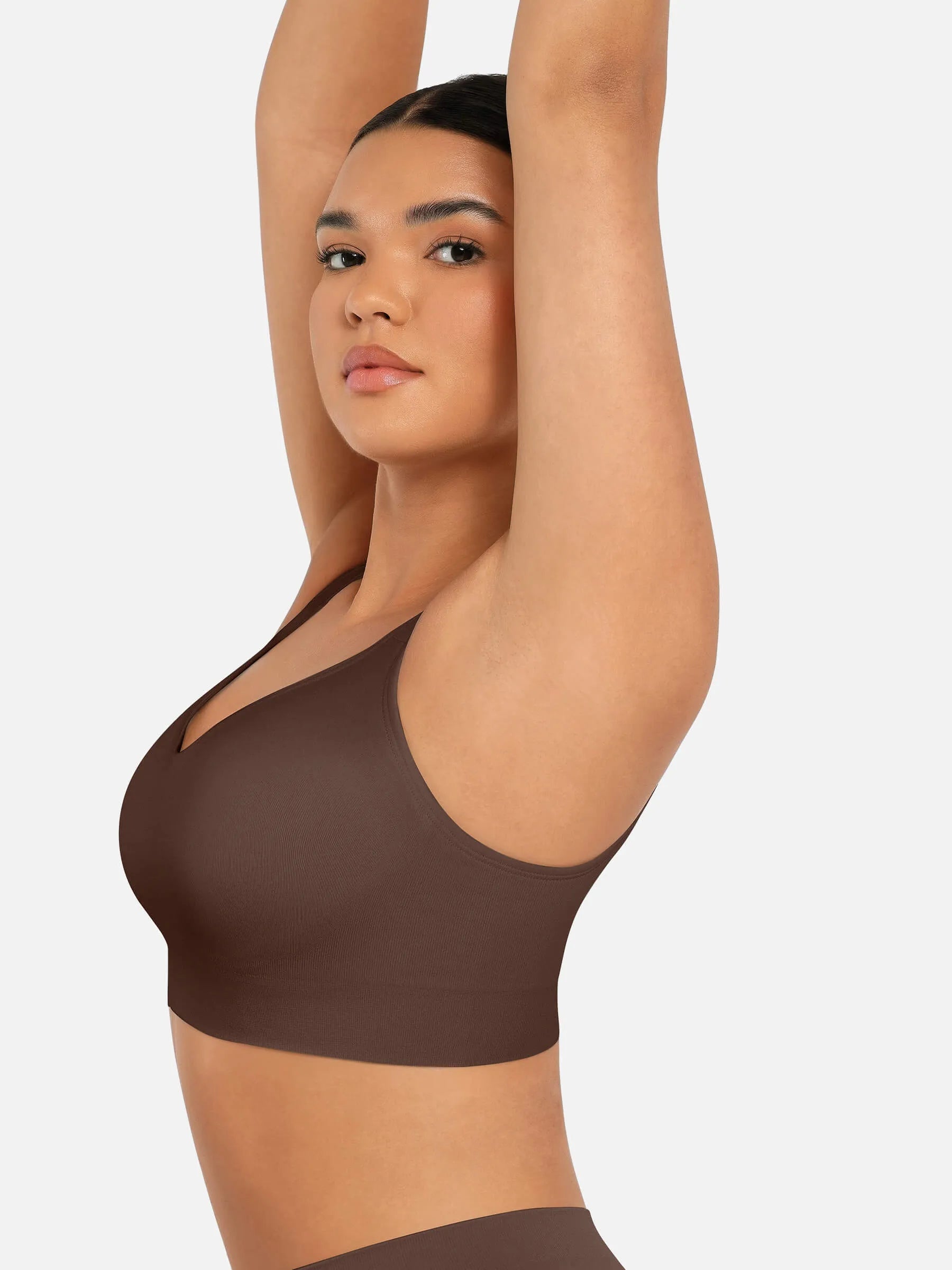 Feelingirl integrierter Softcups, volle Abdeckung, bügelloser BH