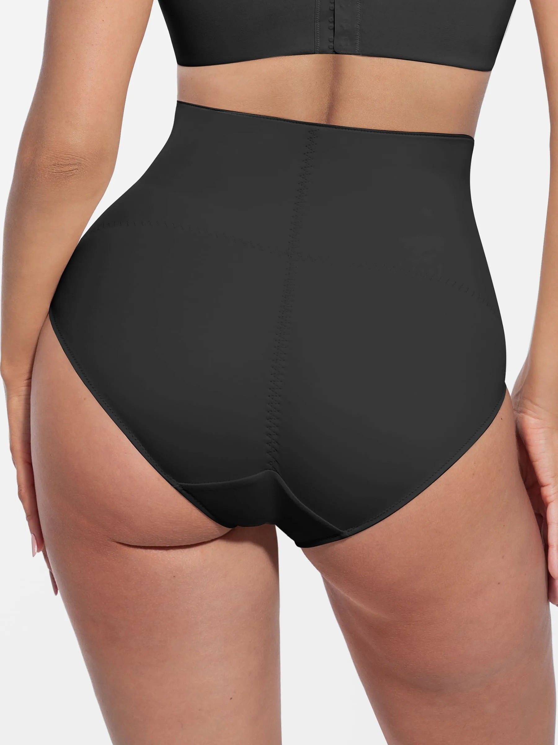 Feelingirl Built-in Elastic Mid-Waist Shaping Panties