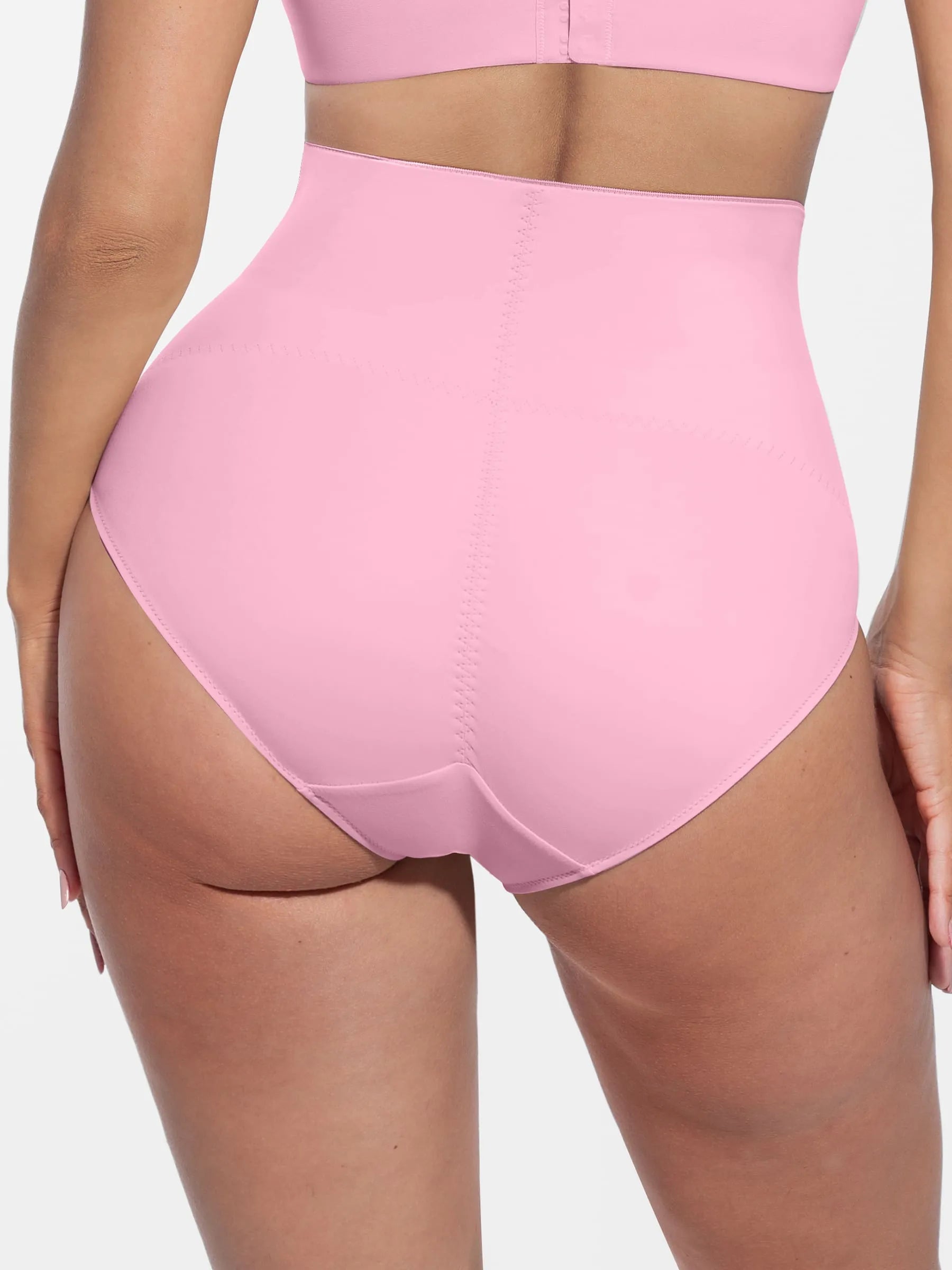 Feelingirl Built-in Elastic Mid-Waist Shaping Panties