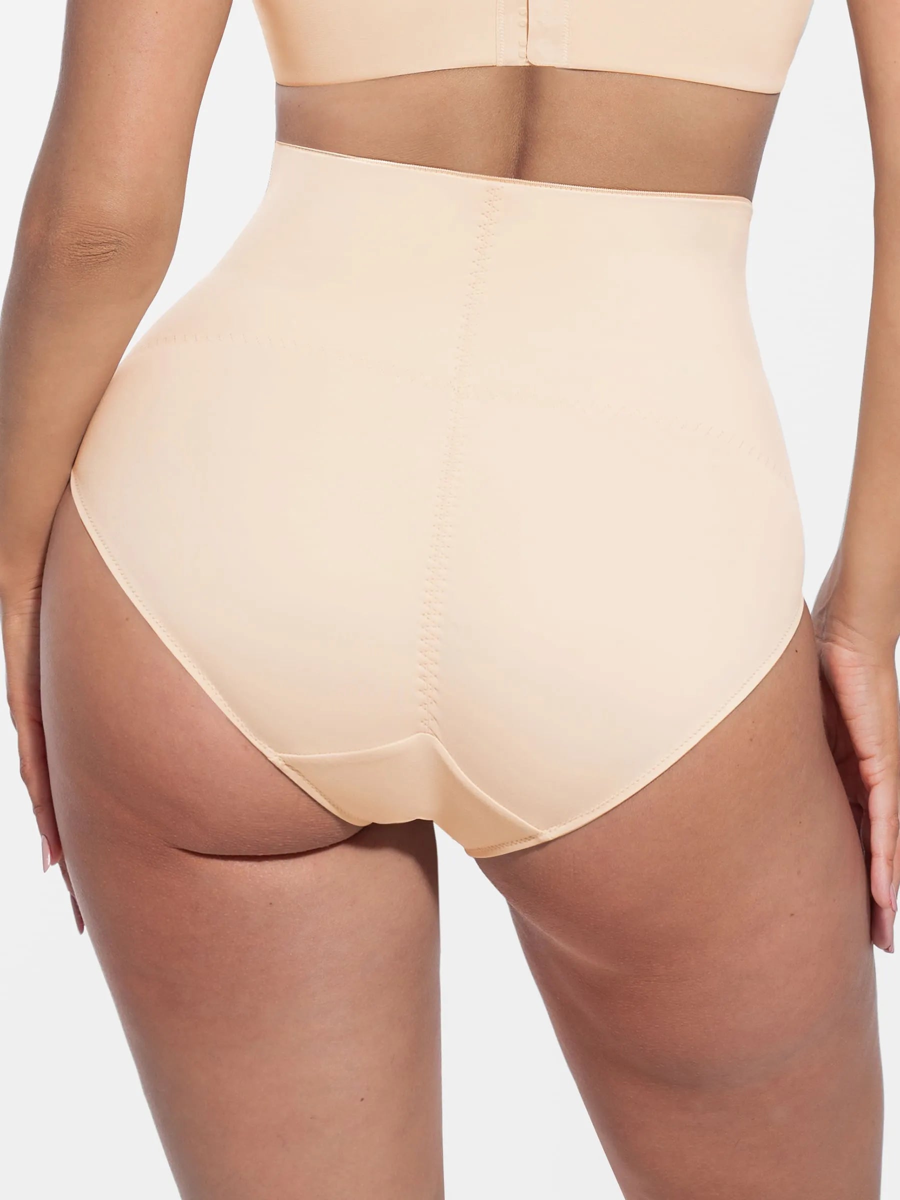 Feelingirl Built-in Elastic Mid-Waist Shaping Panties