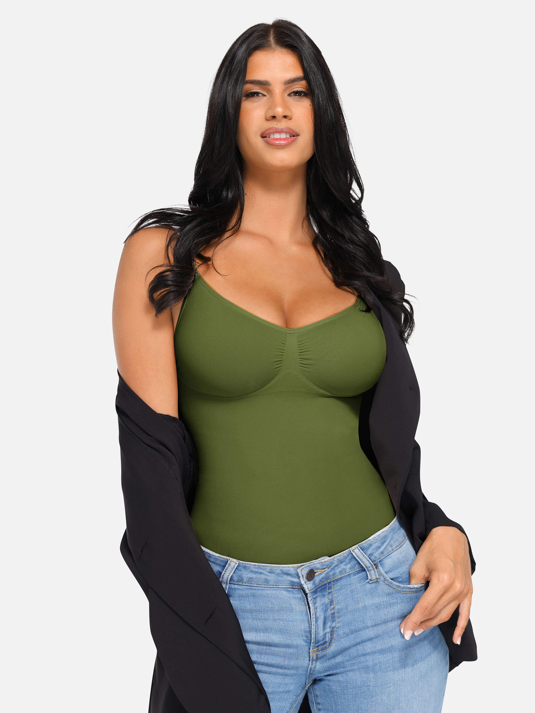 Camiseta sin mangas moldeadora Feelingirl con soporte para busto, cintura y abdomen