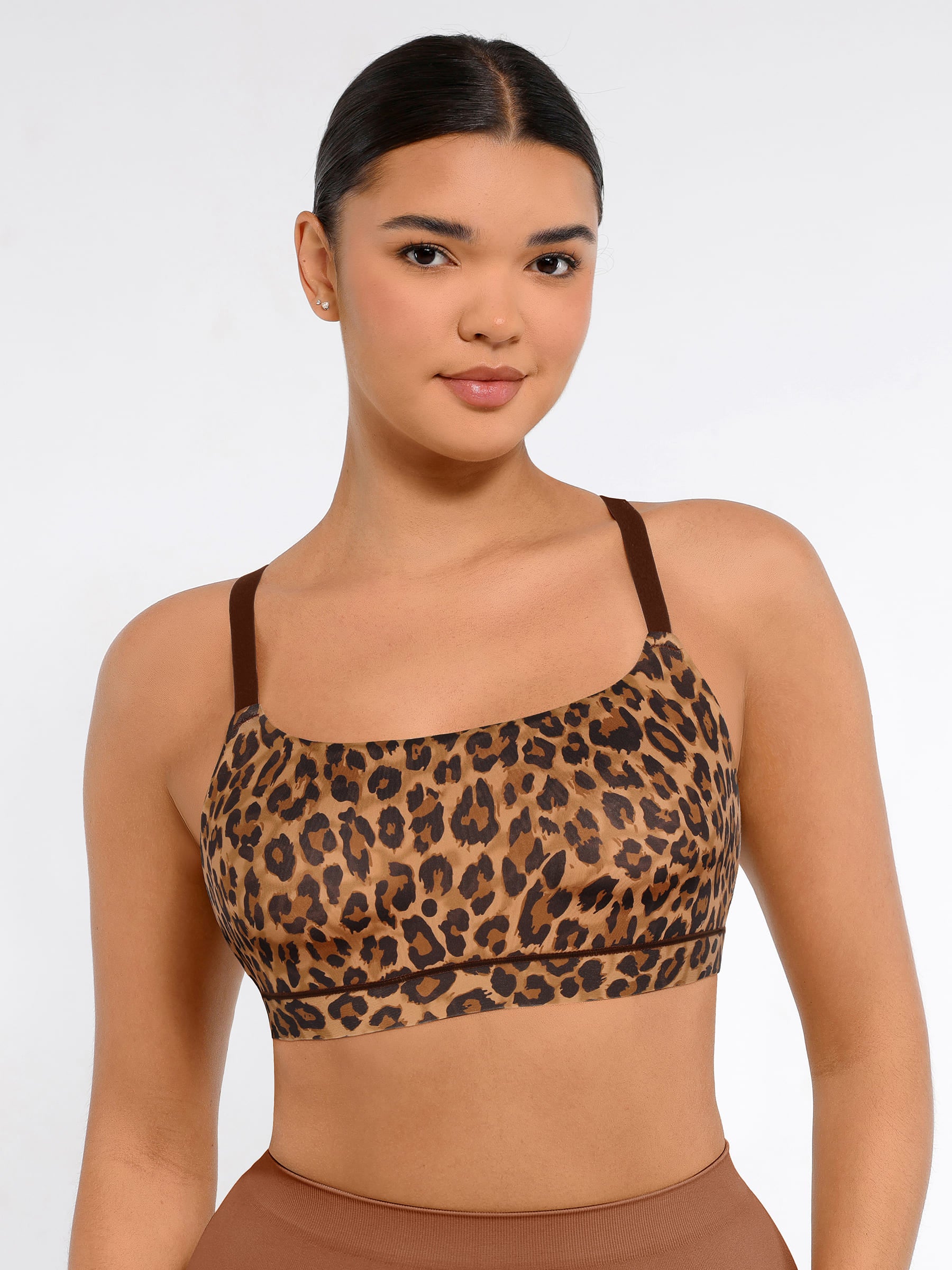Feelingirl Everyday Wireless Invisible Square Neck Bra
