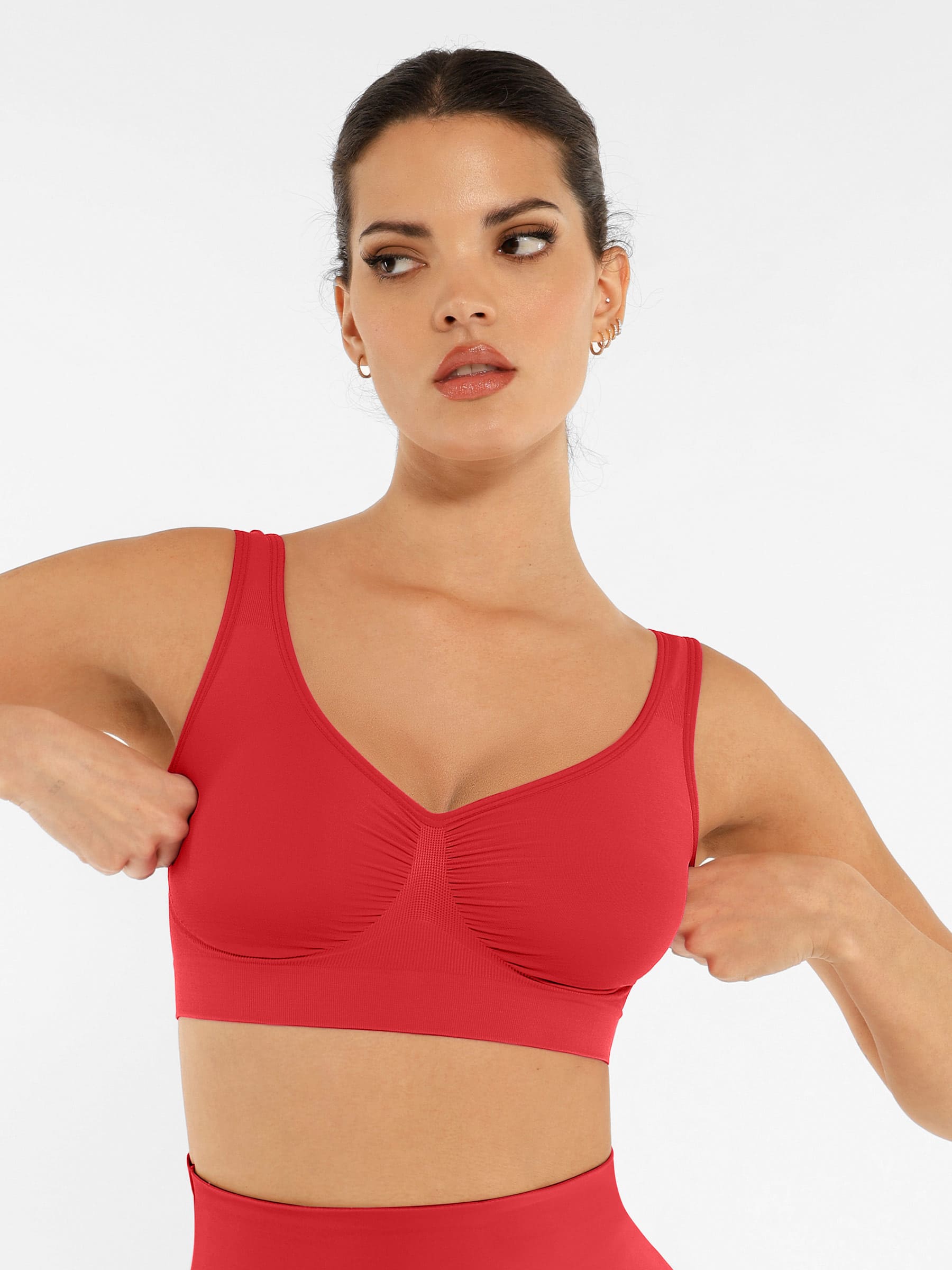 Feelingirl No Underwire Wide Straps Everyday Bra