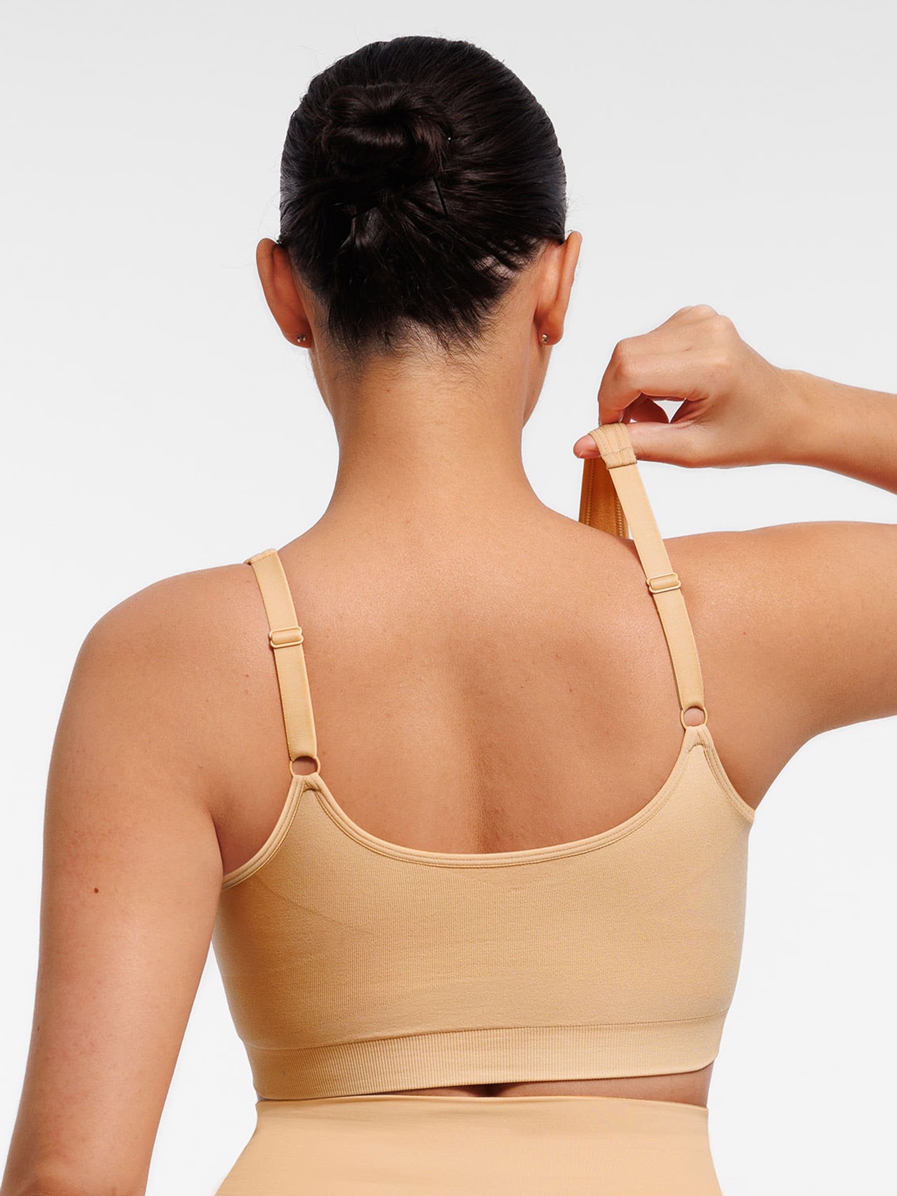 Soutien-gorge sans coutures à fermeture éclair et ouverture sur le devant Feelingirl