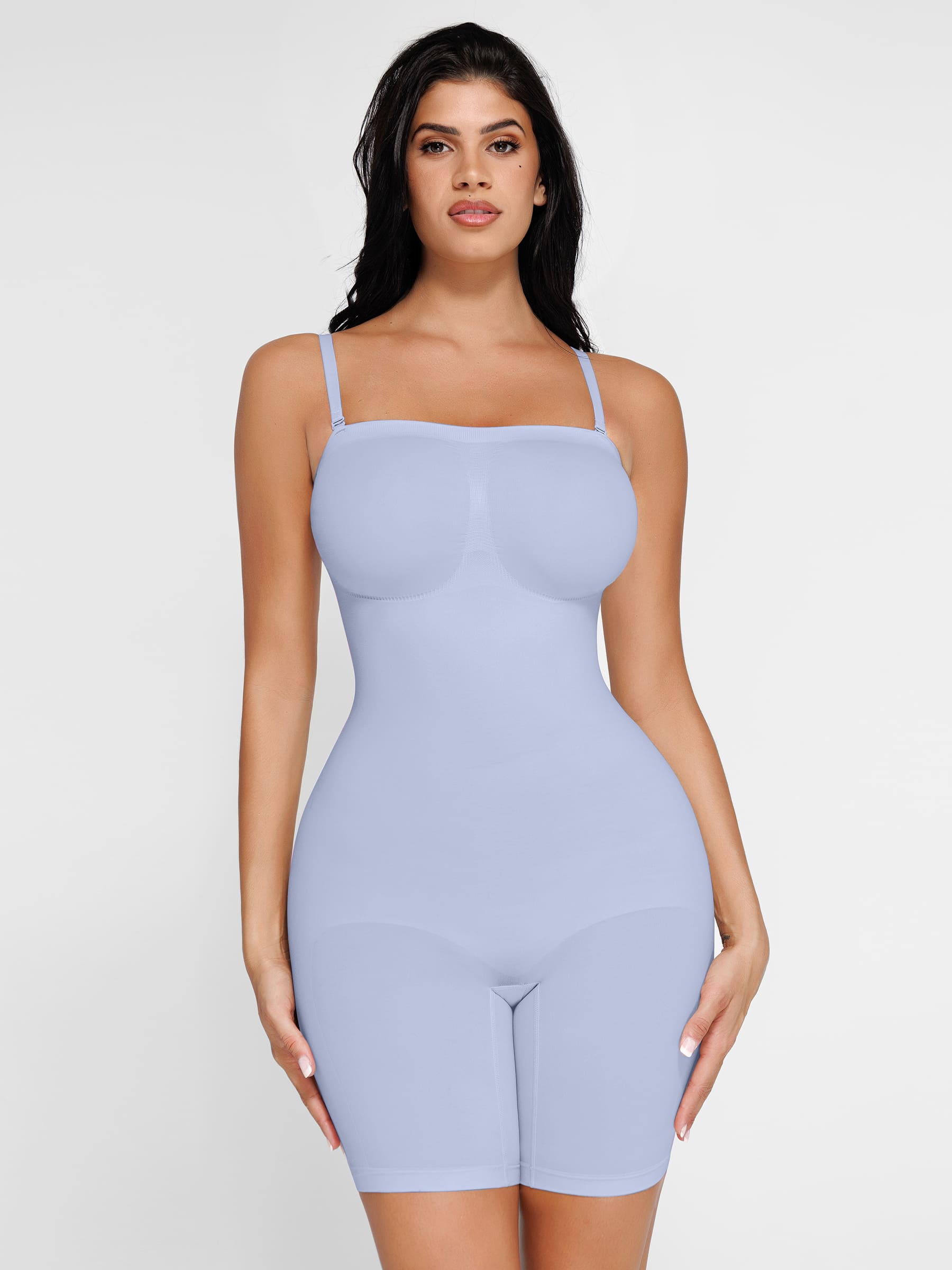 Feelingirl nahtloser trägerloser Body mit abnehmbaren Trägern