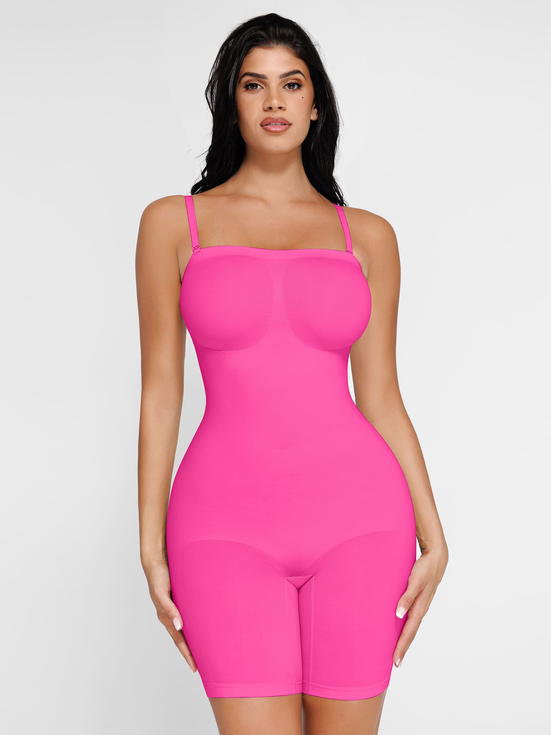 Feelingirl nahtloser trägerloser Body mit abnehmbaren Trägern