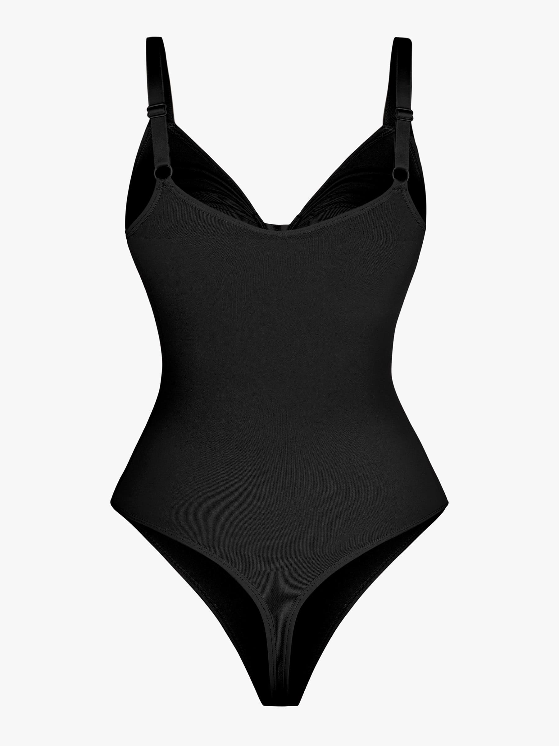 Feelingirl Tummy Control Zipper Shaping Bodysuit