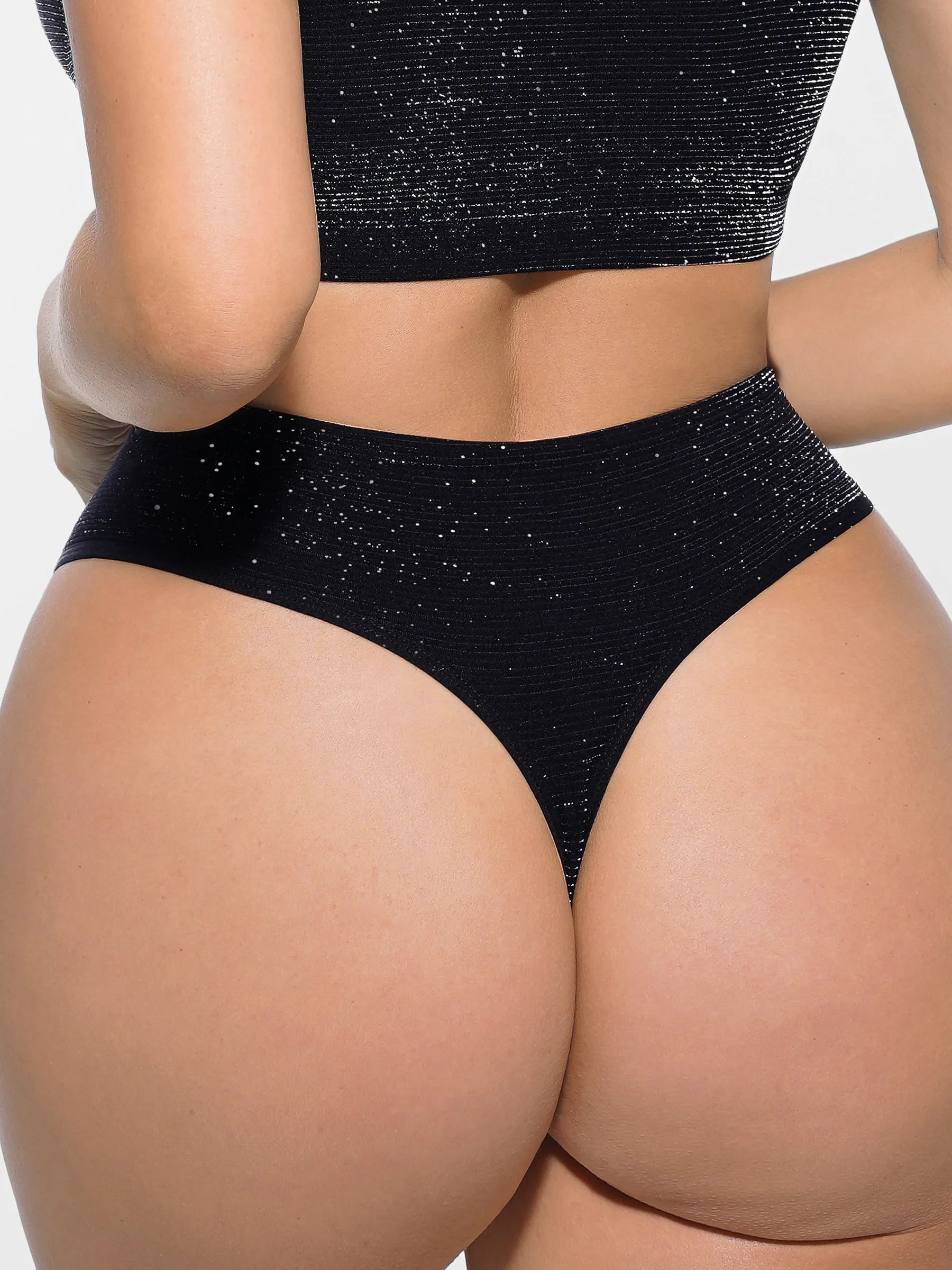 Feelingirl Seamless Shimmer Low-Rise Thong