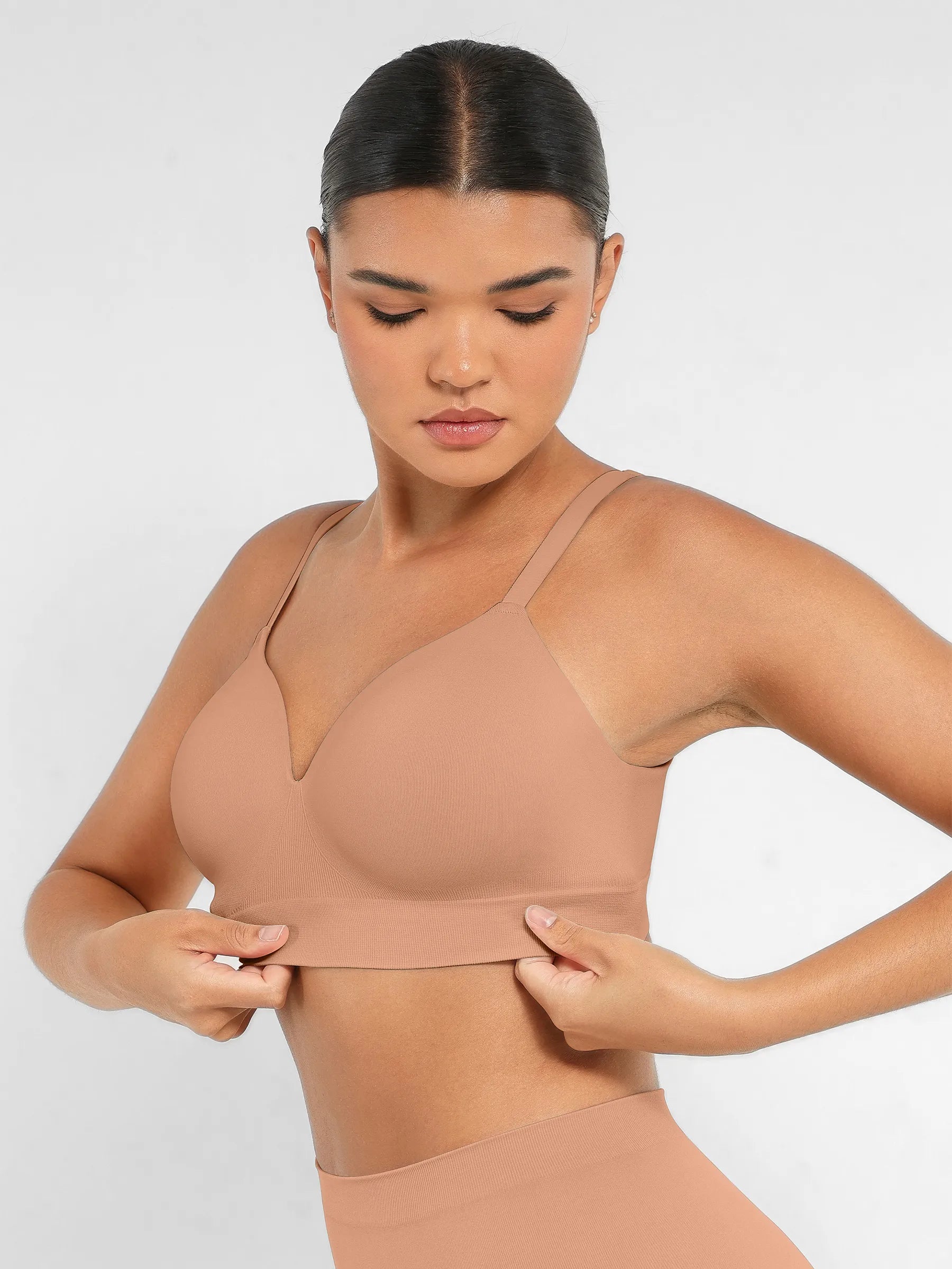 Sujetador push-up sin costuras, cómodo y de cobertura completa Feelingirl