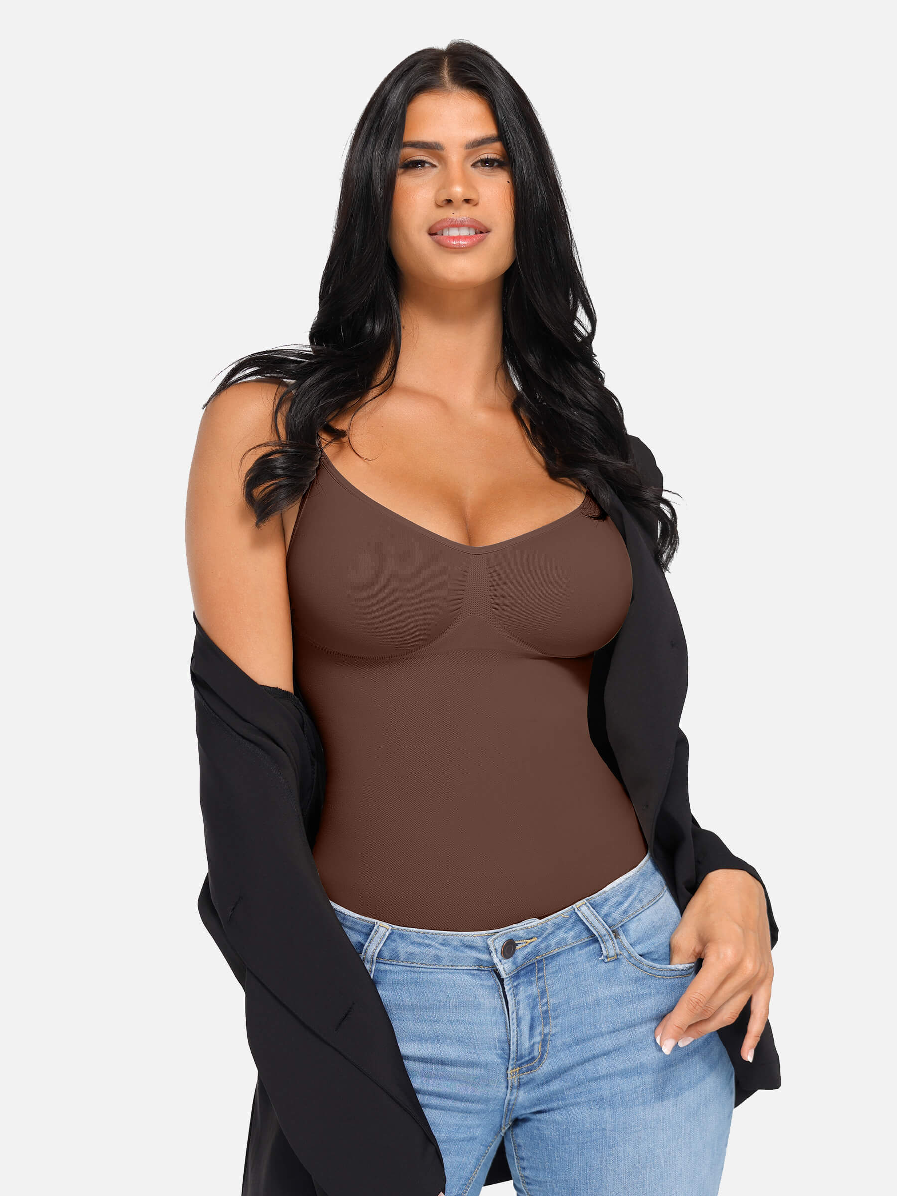 Camiseta sin mangas moldeadora Feelingirl con soporte para busto, cintura y abdomen