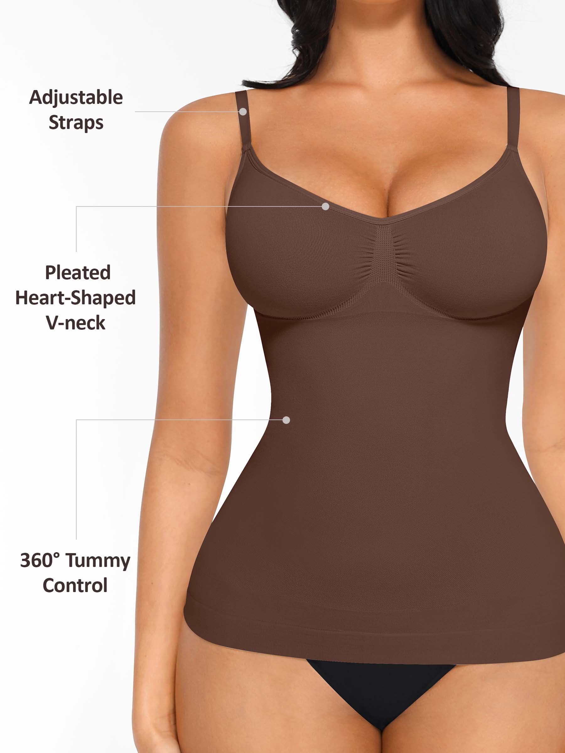 Camiseta sin mangas moldeadora Feelingirl con soporte para busto, cintura y abdomen