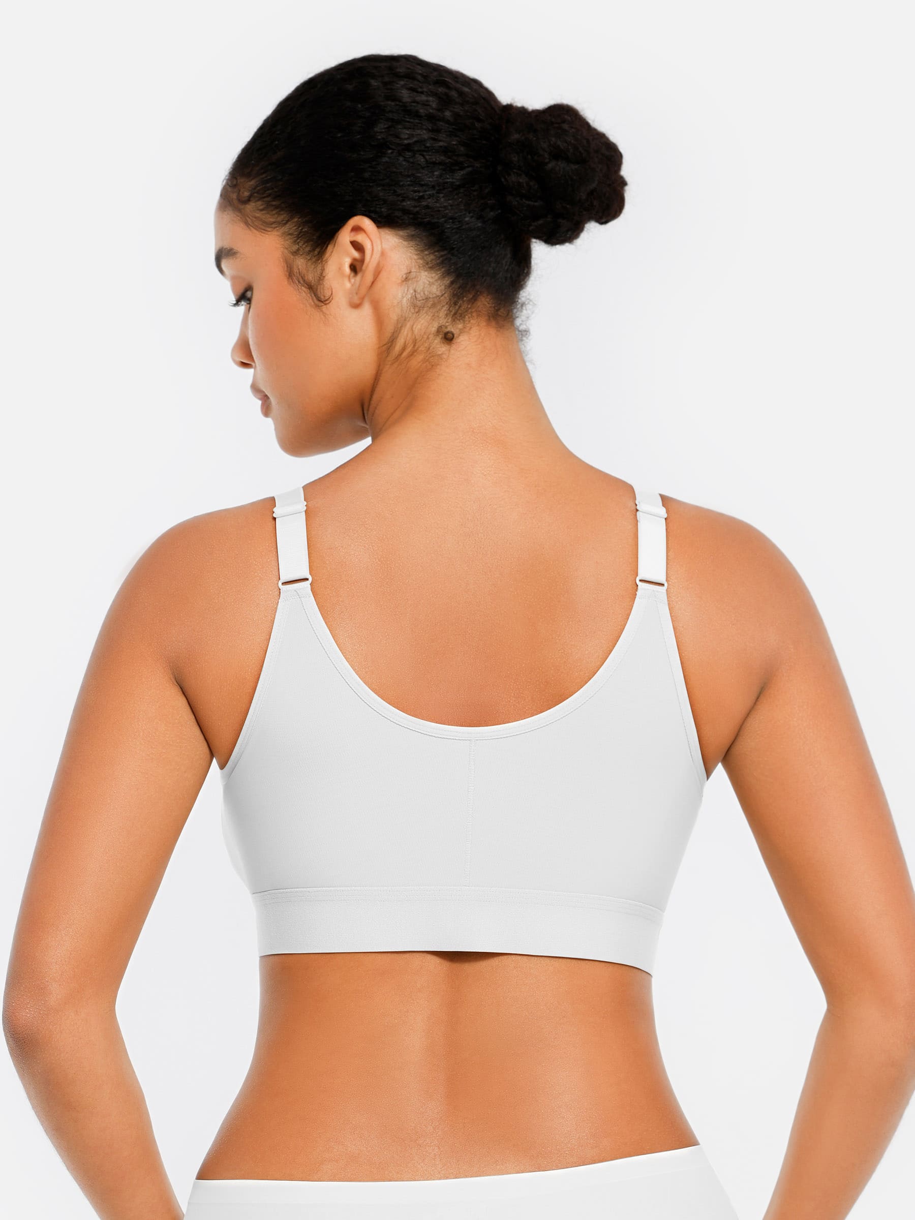 Soutien-gorge post-opératoire à fermeture frontale et couverture intégrale Feelingirl