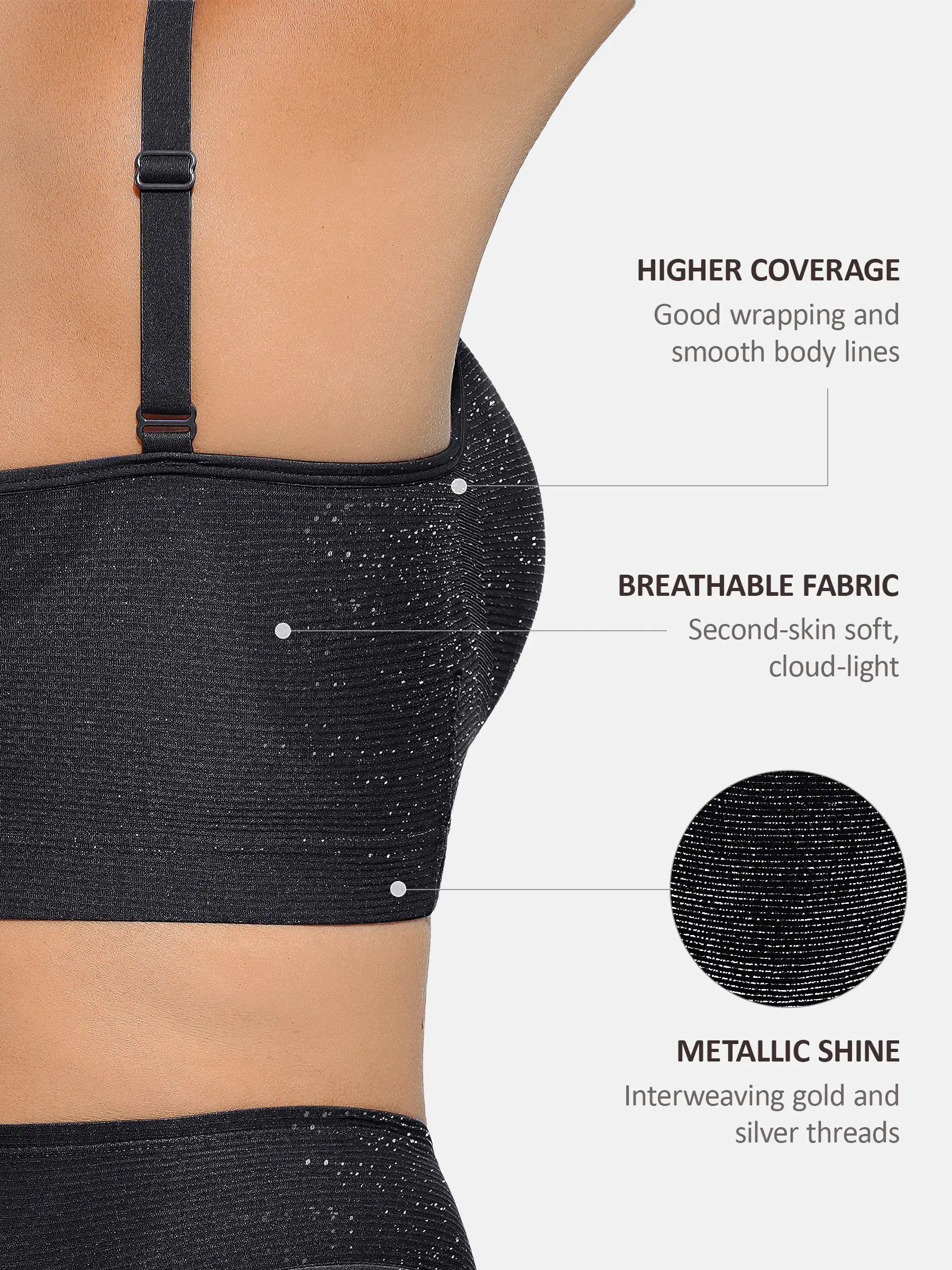 Feelingirl Invisible Lift Wireless Comfort Bra