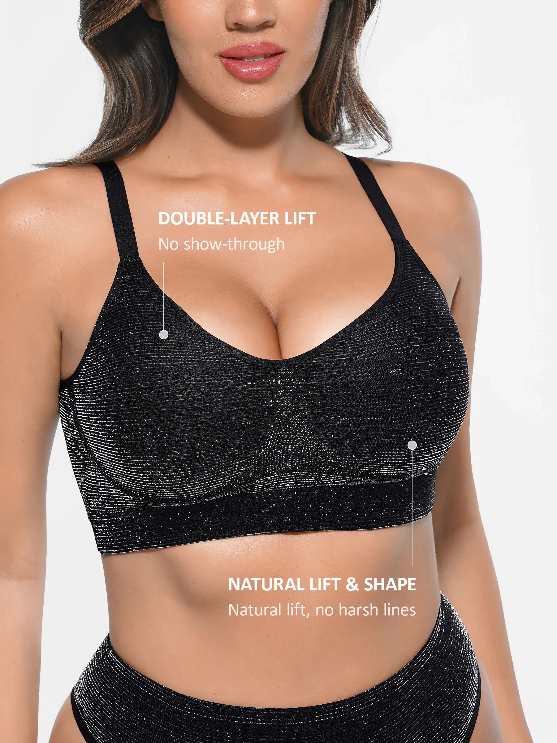 Feelingirl Invisible Lift Wireless Comfort Bra