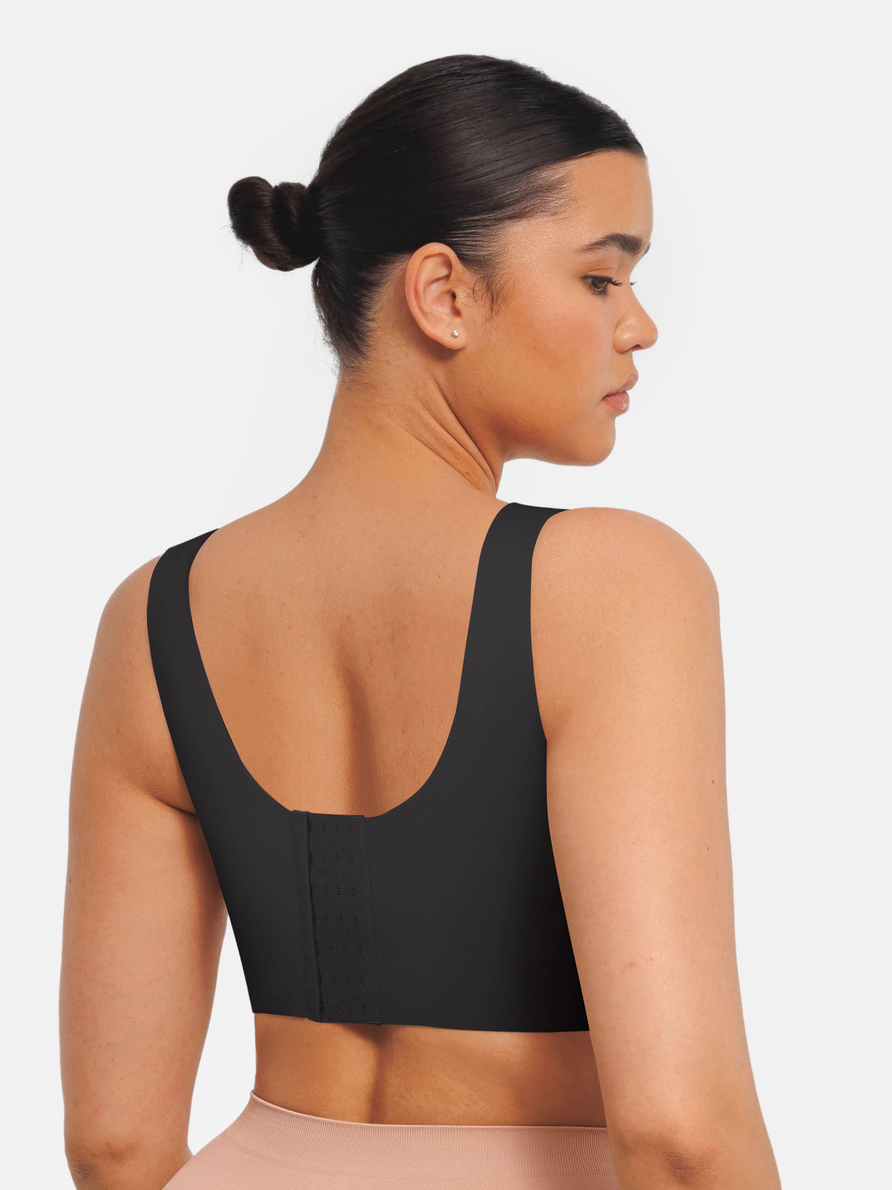 Soutien-gorge confortable sans coutures à col en V Feelingirl