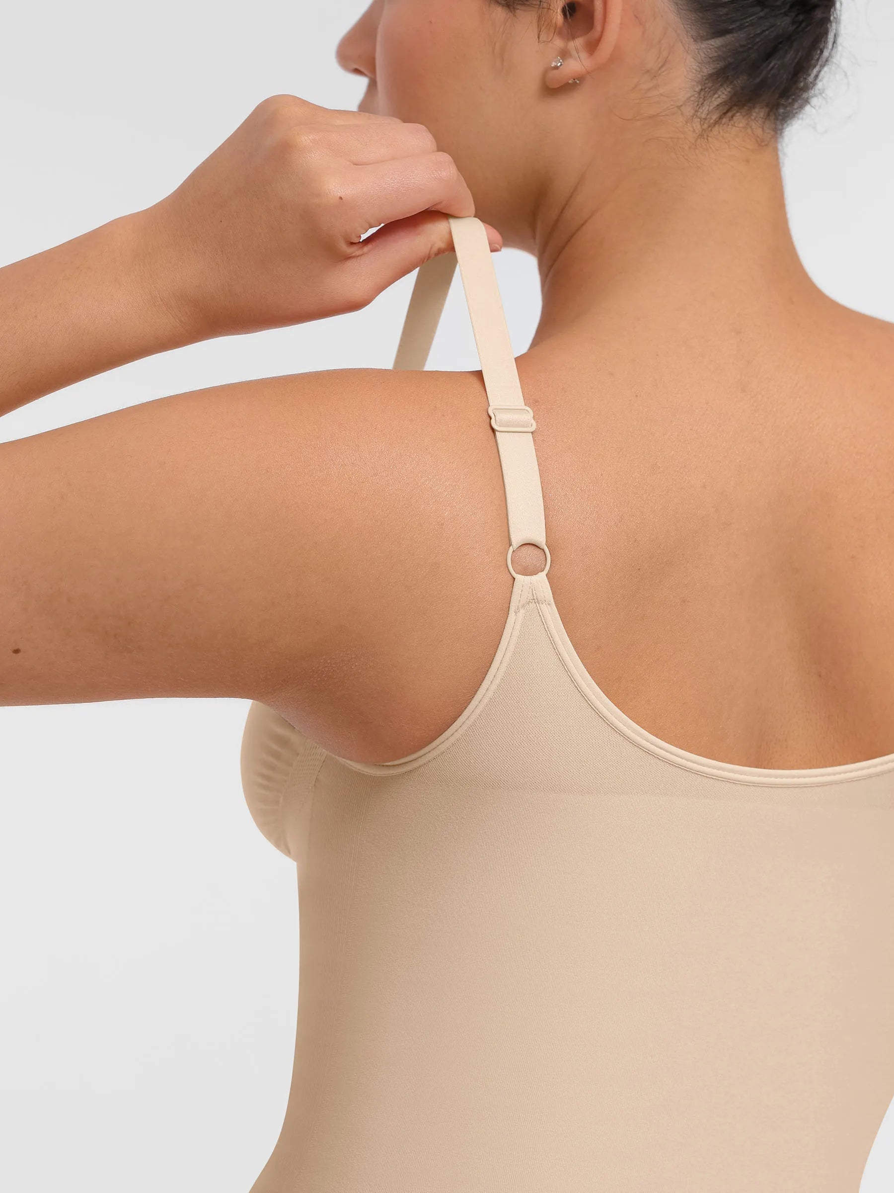 Feelingirl Tummy Control Seamless Zipper Shaping Bodysuit