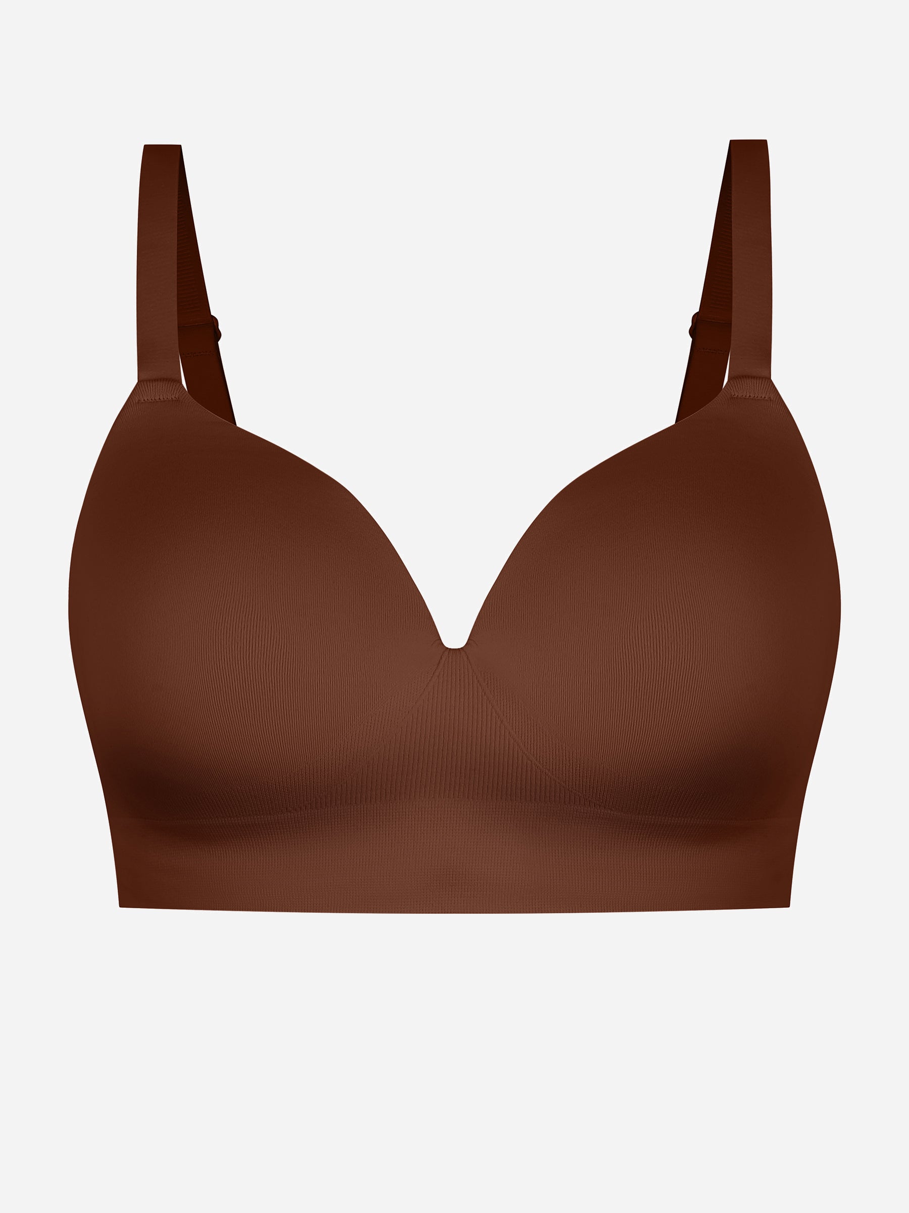 Feelingirl Wireless Seamless Push-Up V-neck Bra