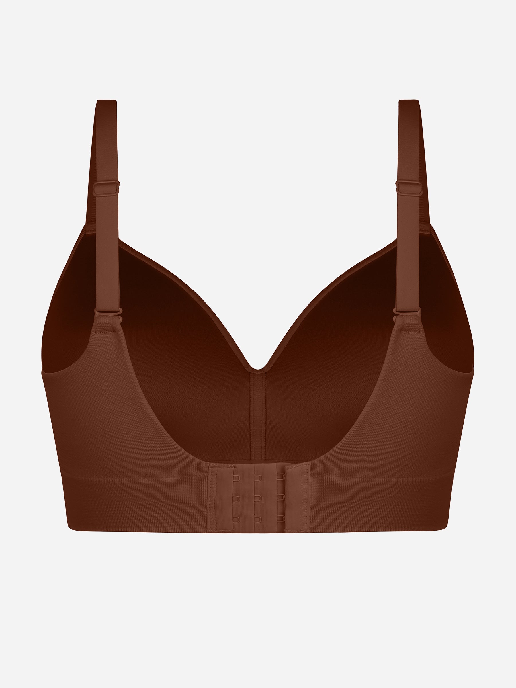 Feelingirl Wireless Seamless Push-Up V-neck Bra