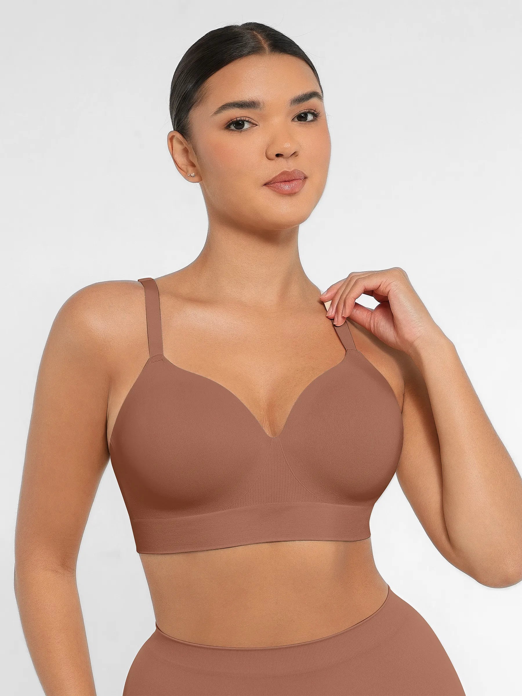 Sujetador push-up sin costuras, cómodo y de cobertura completa Feelingirl