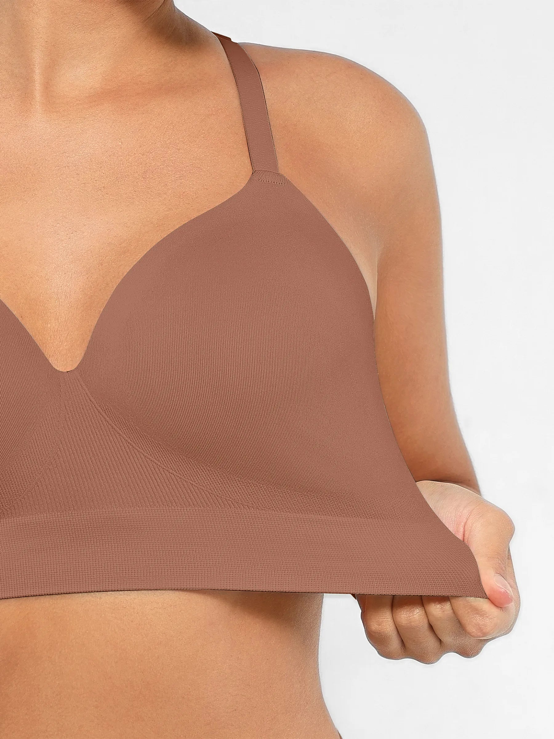 Sujetador push-up sin costuras, cómodo y de cobertura completa Feelingirl