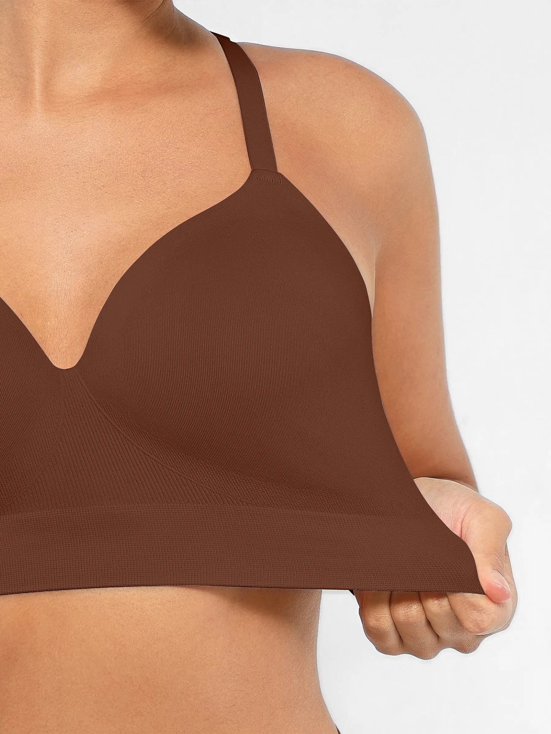 Sujetador push-up sin costuras, cómodo y de cobertura completa Feelingirl