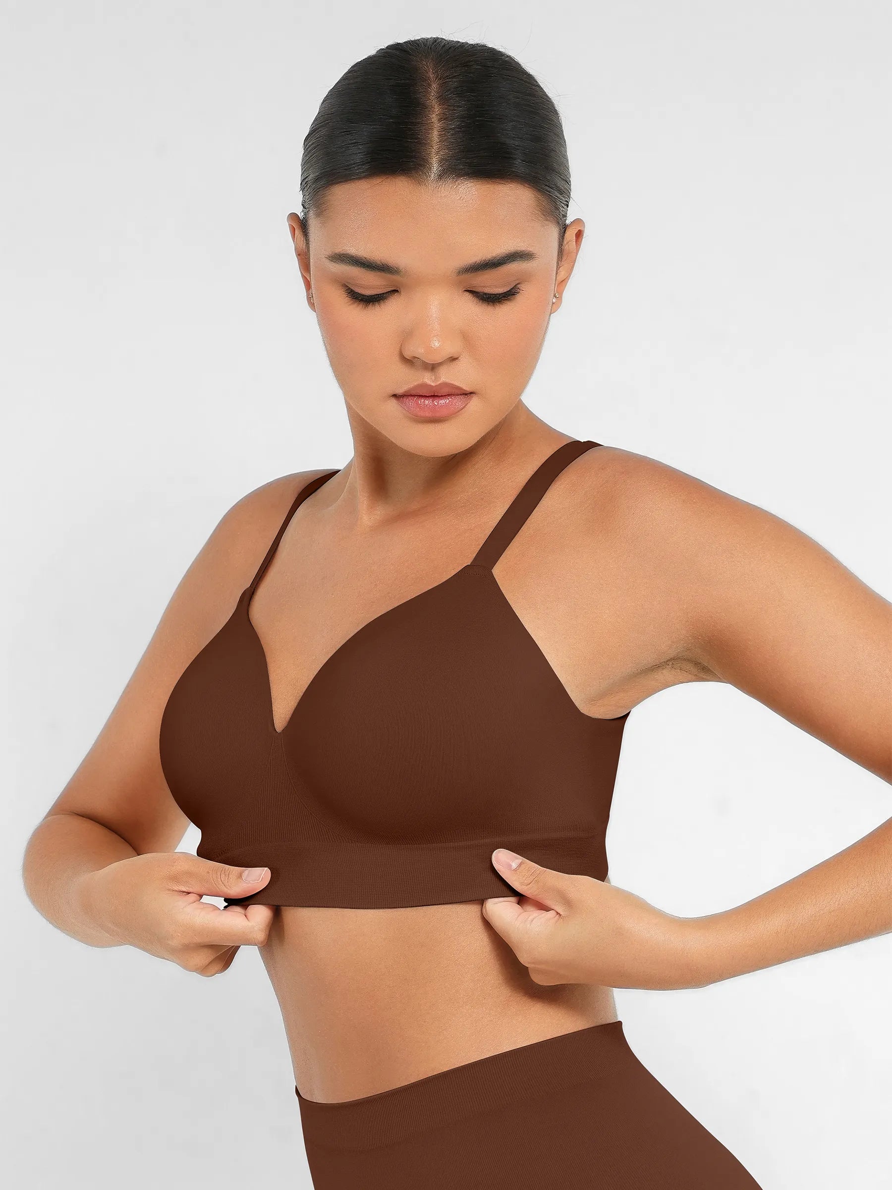 Sujetador push-up sin costuras, cómodo y de cobertura completa Feelingirl