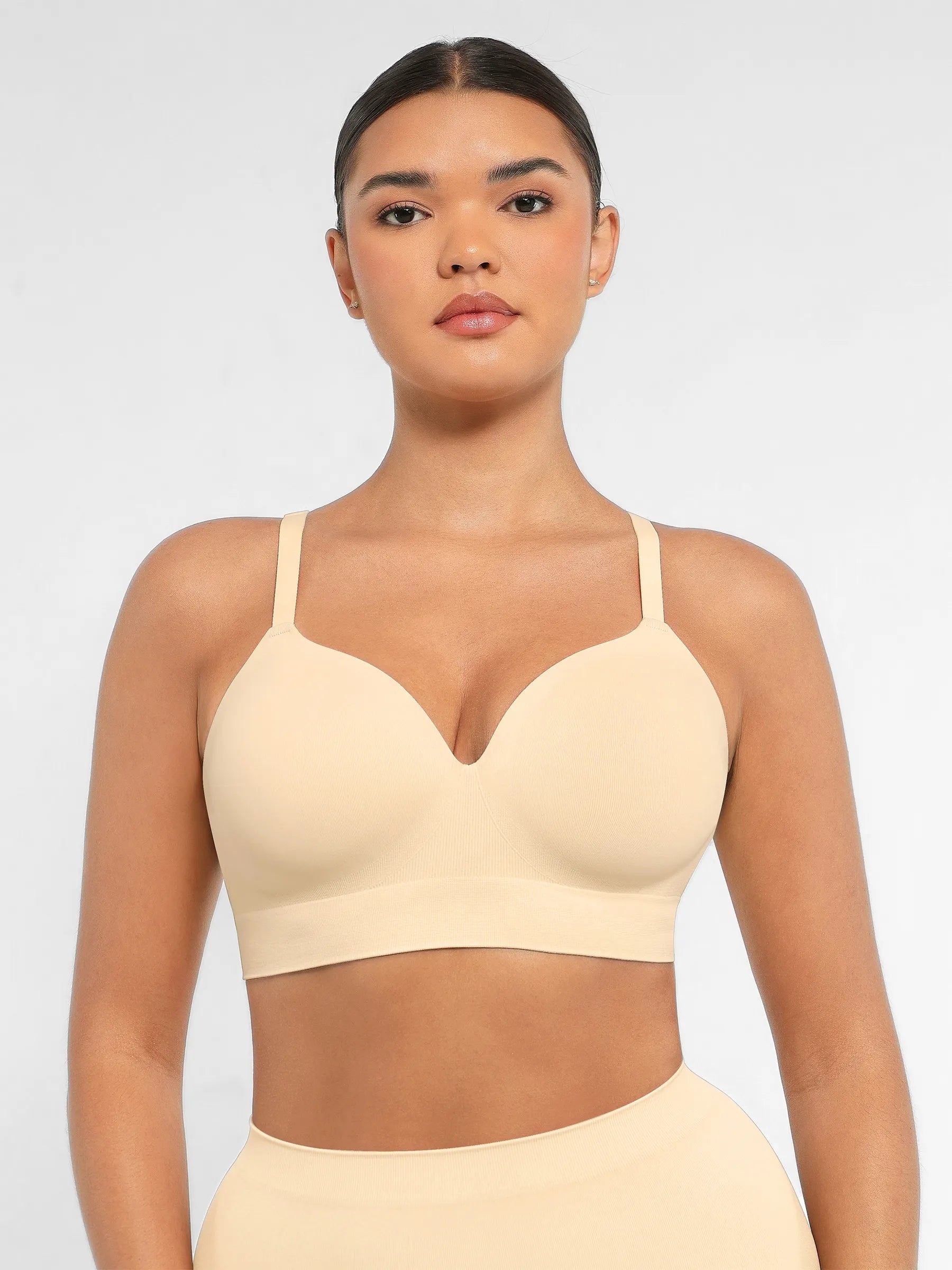 Sujetador push-up sin costuras, cómodo y de cobertura completa Feelingirl