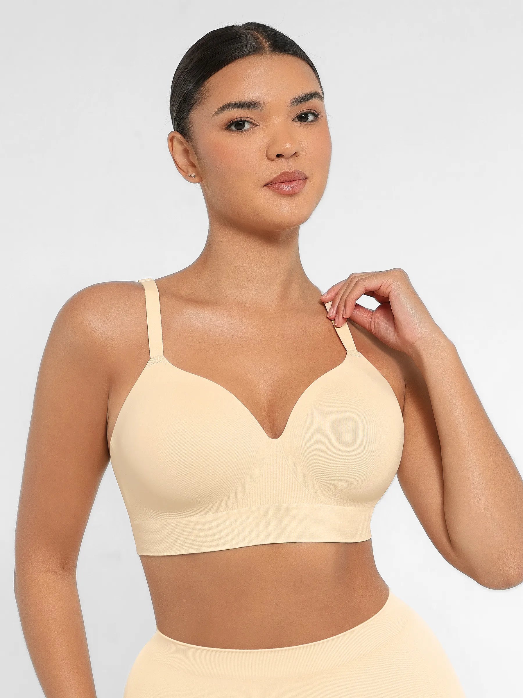 Sujetador push-up sin costuras, cómodo y de cobertura completa Feelingirl
