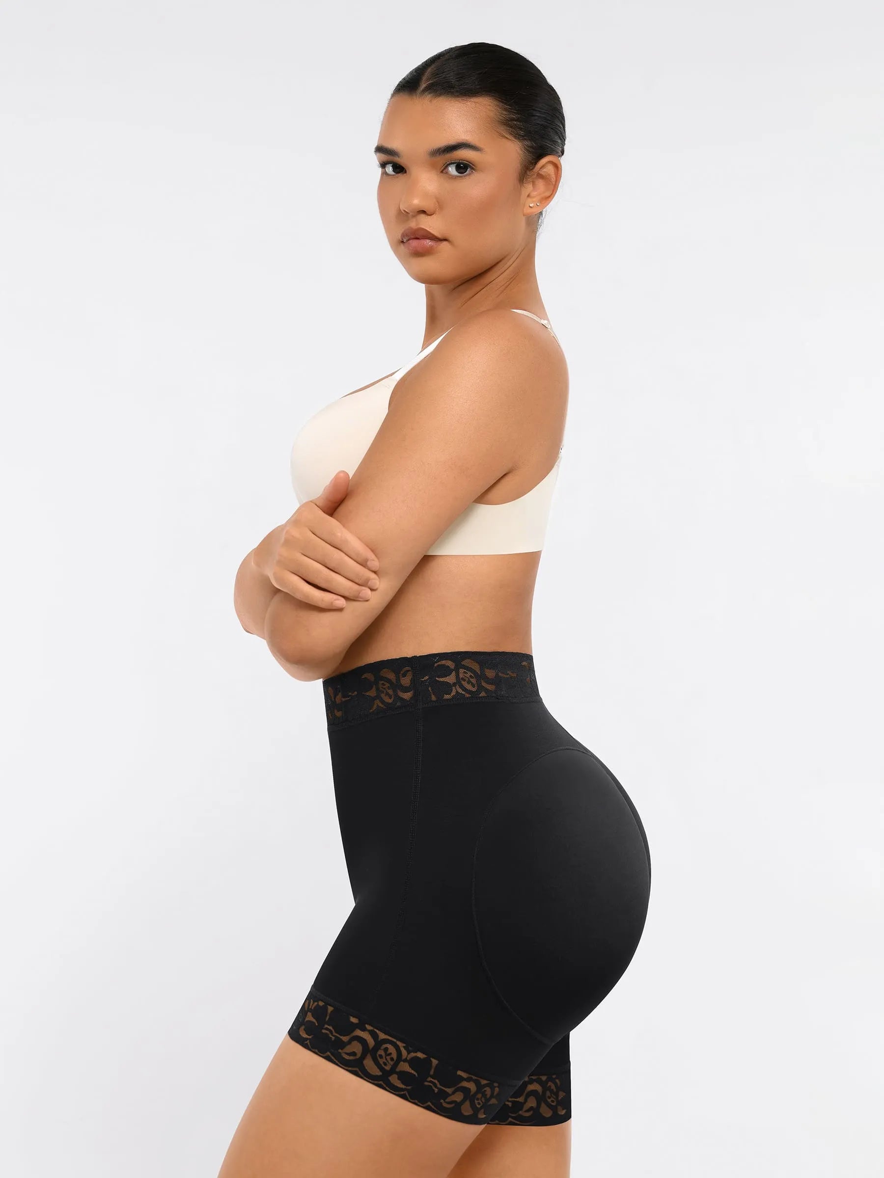 Feelingirl Hüftverstärker Shapewear Bauchkontrolle Body Shaper Shorts