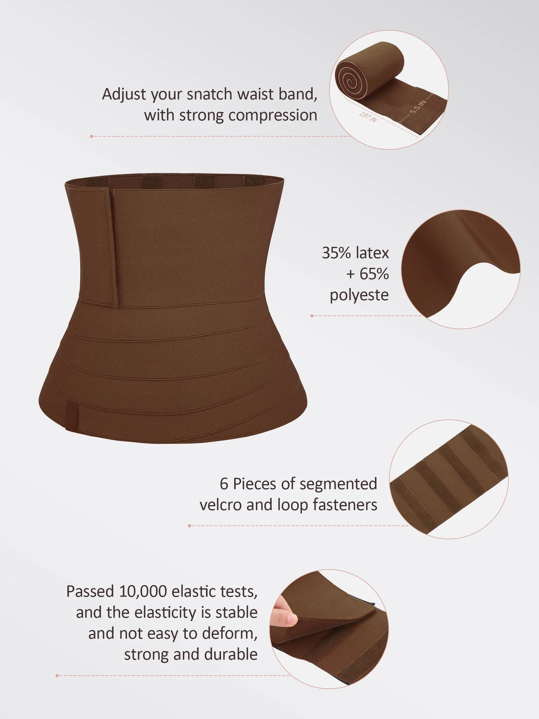 Feelingirl Tummy Wrap Waist Trainer