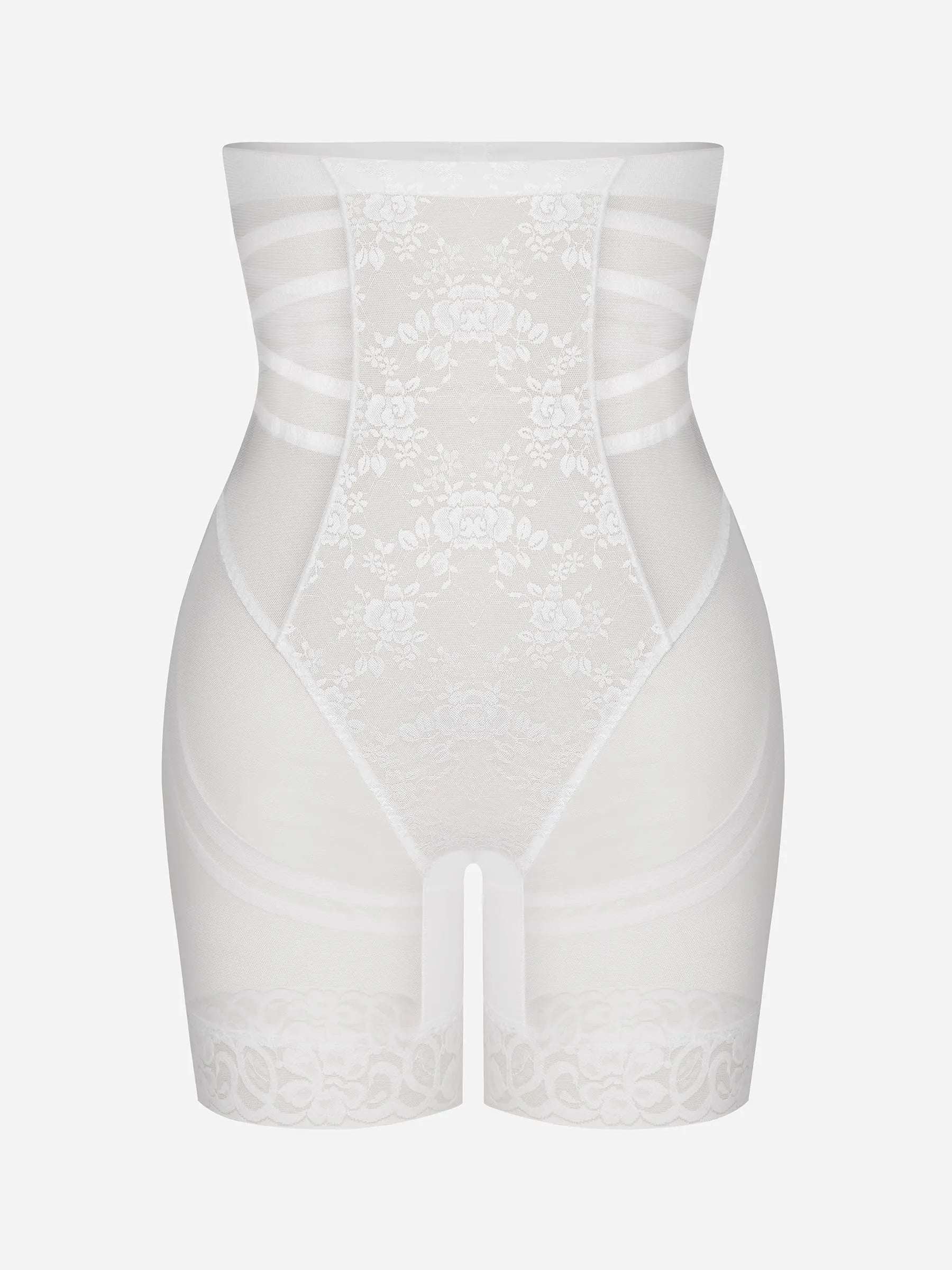 Feelingirl gemusterte, atmungsaktive Shapewear-Shorts aus Spitze