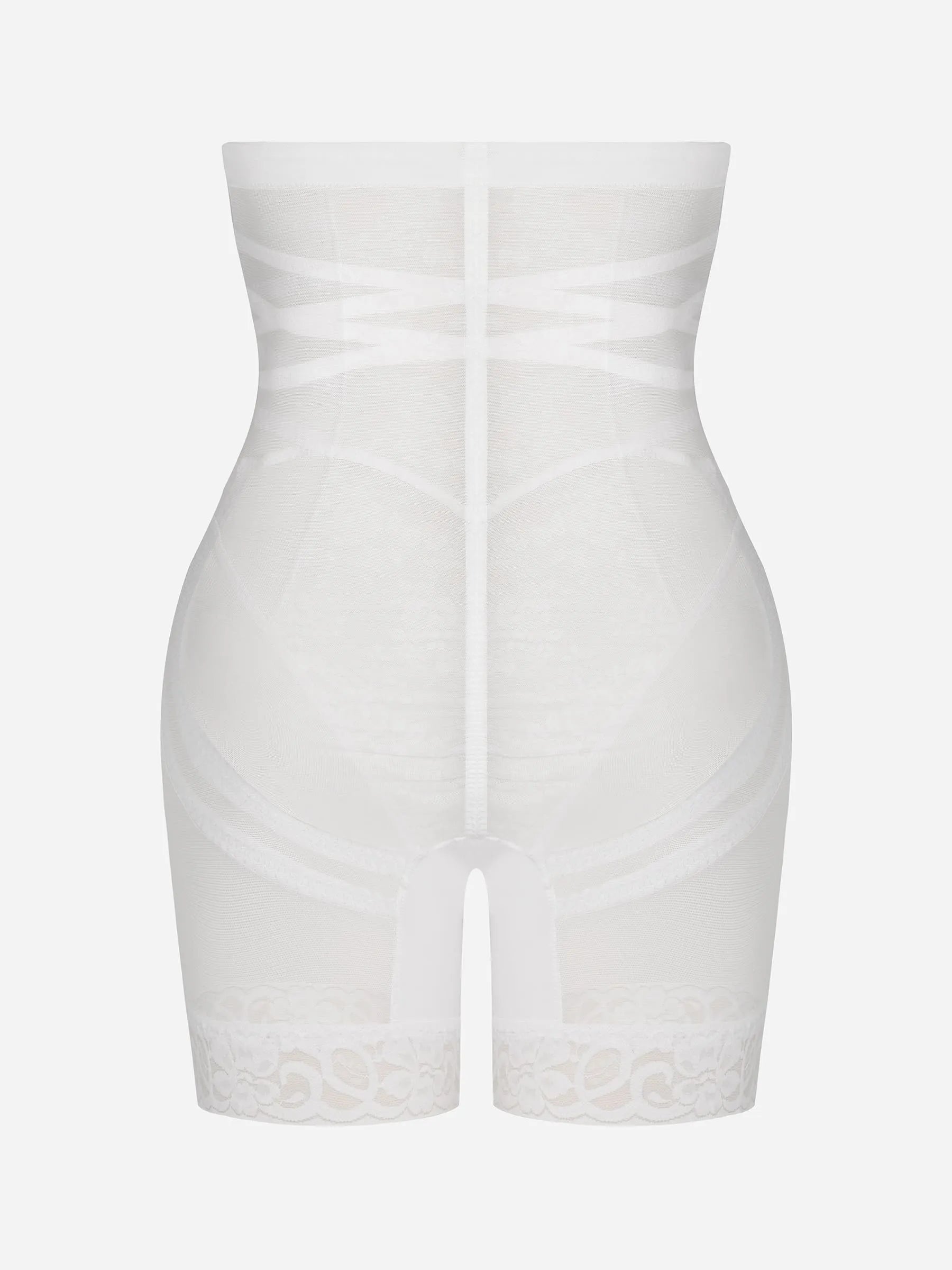 Feelingirl gemusterte, atmungsaktive Shapewear-Shorts aus Spitze