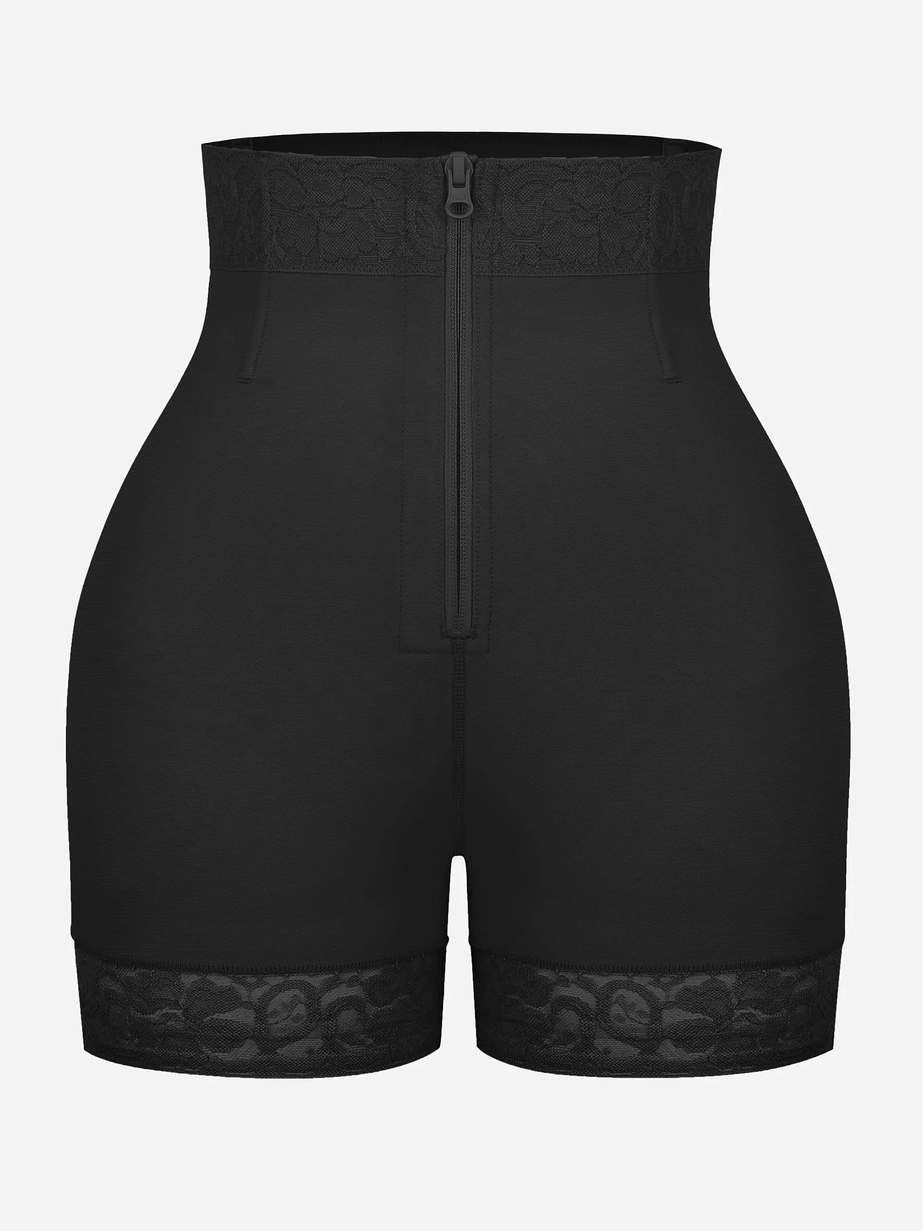 Feelingirl Short gainant gainant pour le ventre et rehausseur de fesses avec fermoirs et fermeture éclair