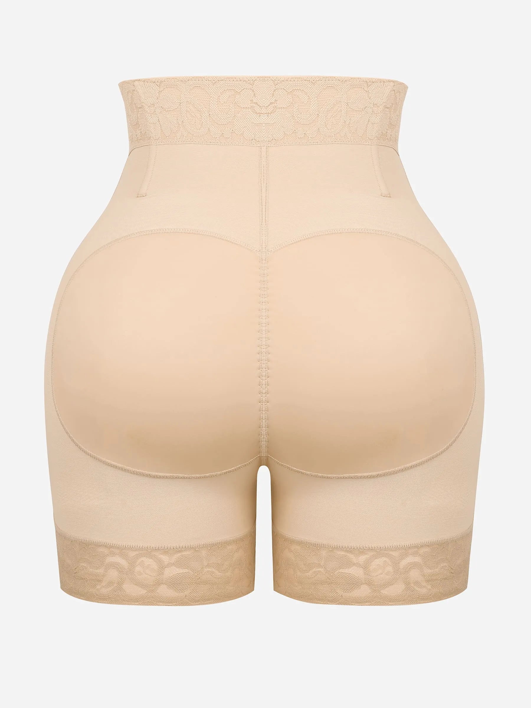 Feelingirl Short gainant gainant pour le ventre et rehausseur de fesses avec fermoirs et fermeture éclair