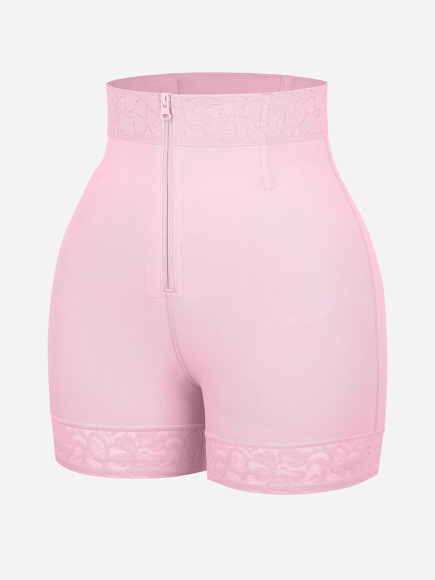Feelingirl Short gainant gainant pour le ventre et rehausseur de fesses avec fermoirs et fermeture éclair